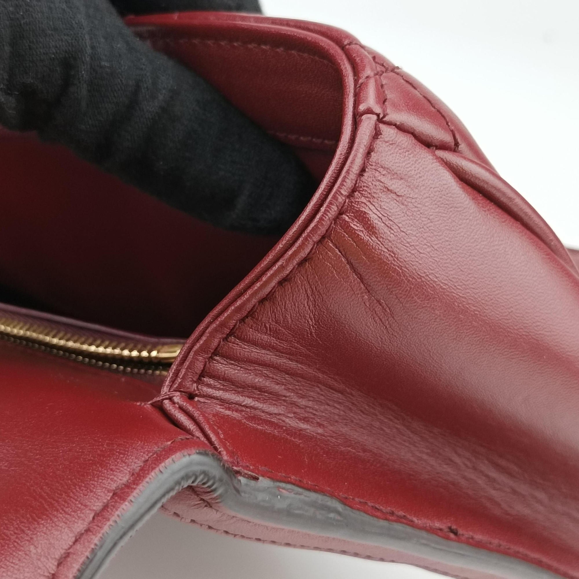 Mini Deco Burgundy Leather 740834 F040768439ミニデコ ワインレッド レザー 740834 F040768439