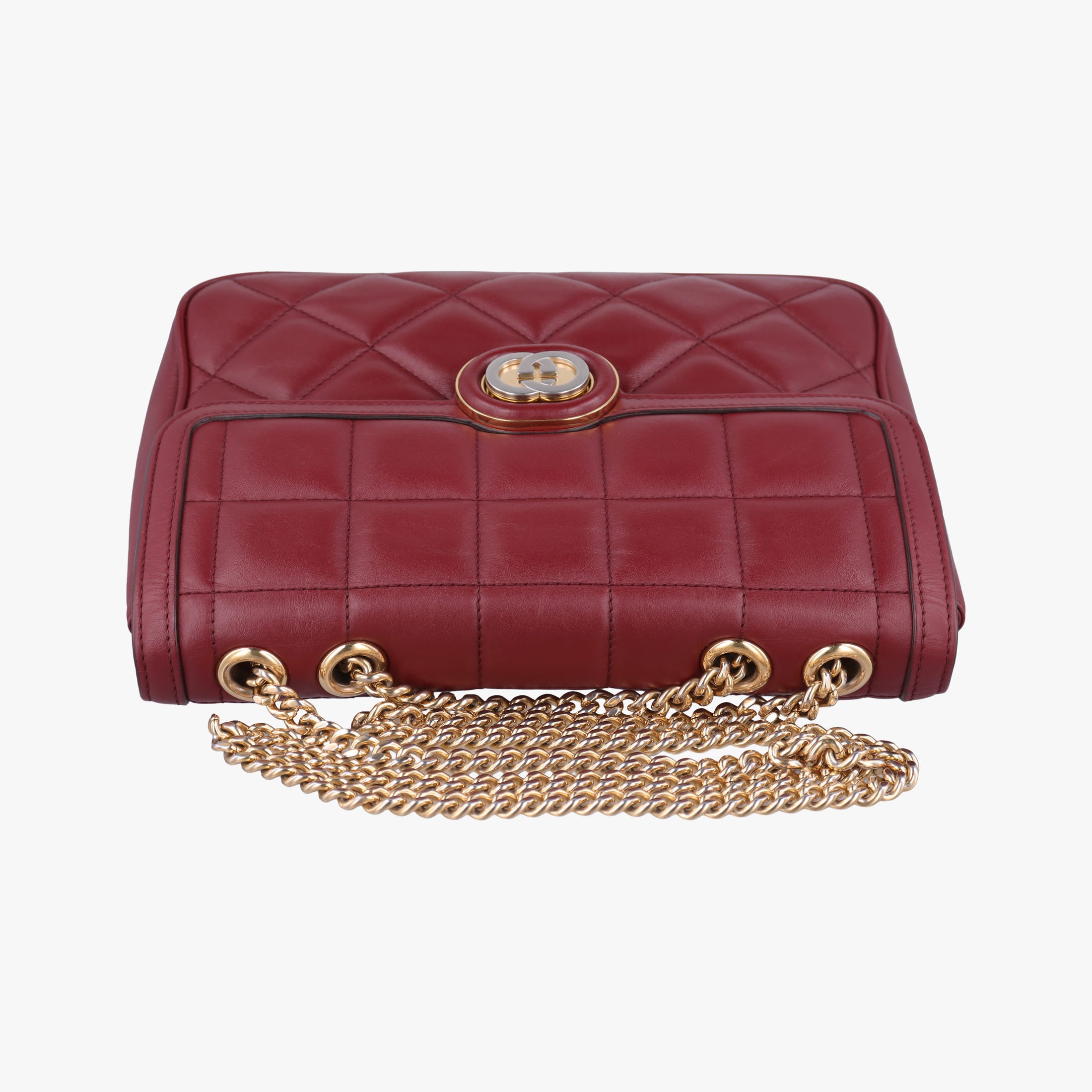 Mini Deco Burgundy Leather 740834 F040768439ミニデコ ワインレッド レザー 740834 F040768439