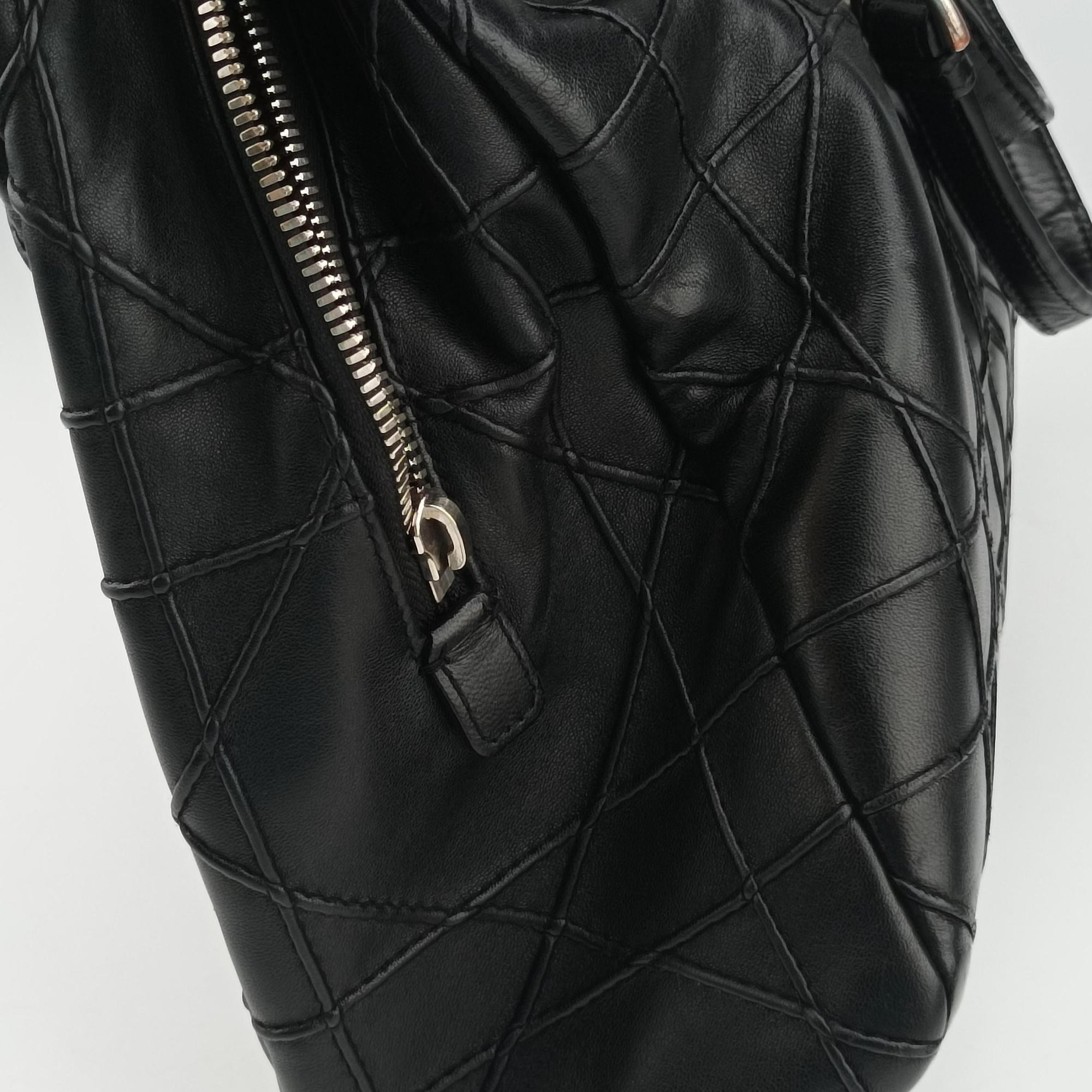 Cannage Soft Shopping Black lambskin 17-BO-0174ディオールソフト ブラック ラムスキン 17-BO-0174