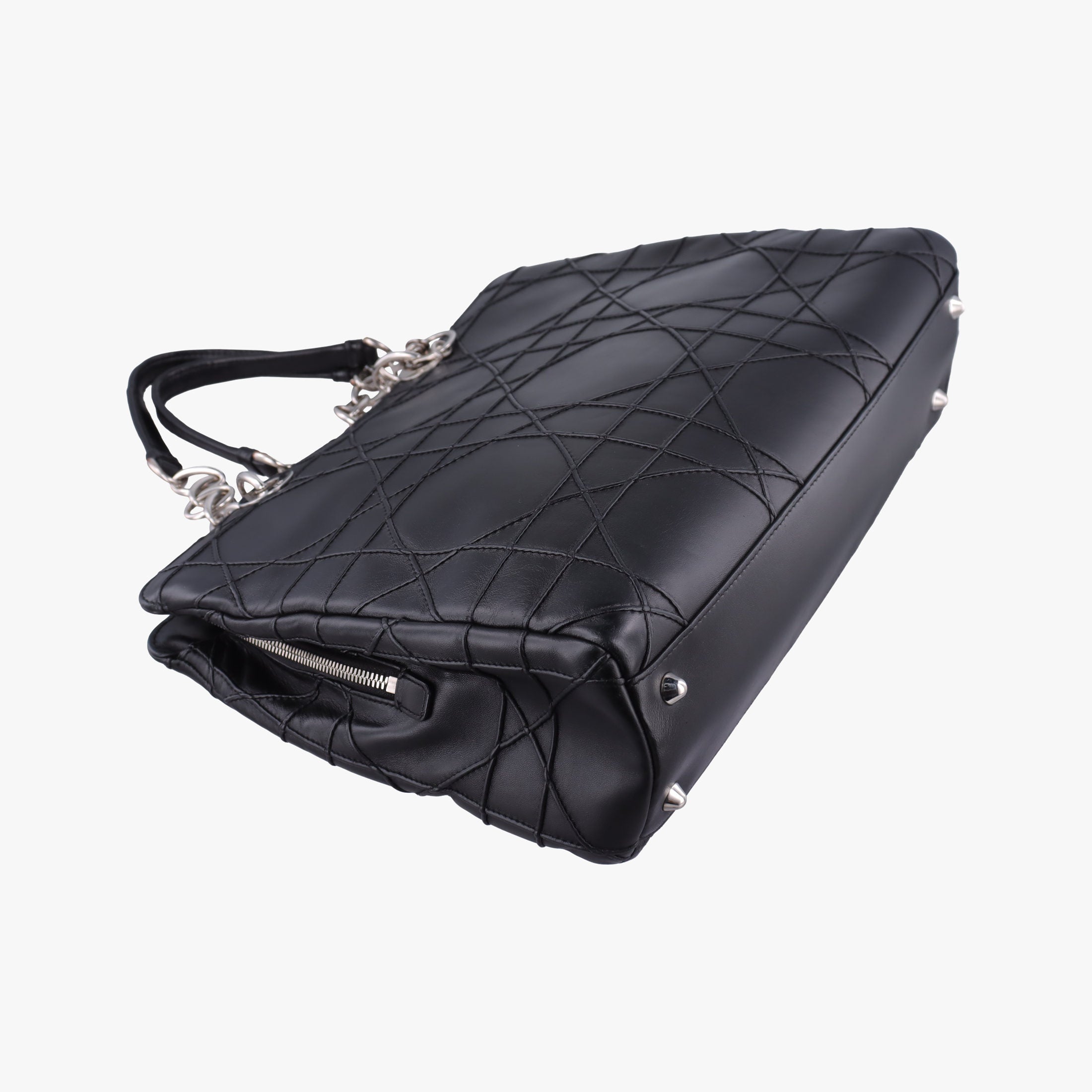 Cannage Soft Shopping Black lambskin 17-BO-0174ディオールソフト ブラック ラムスキン 17-BO-0174