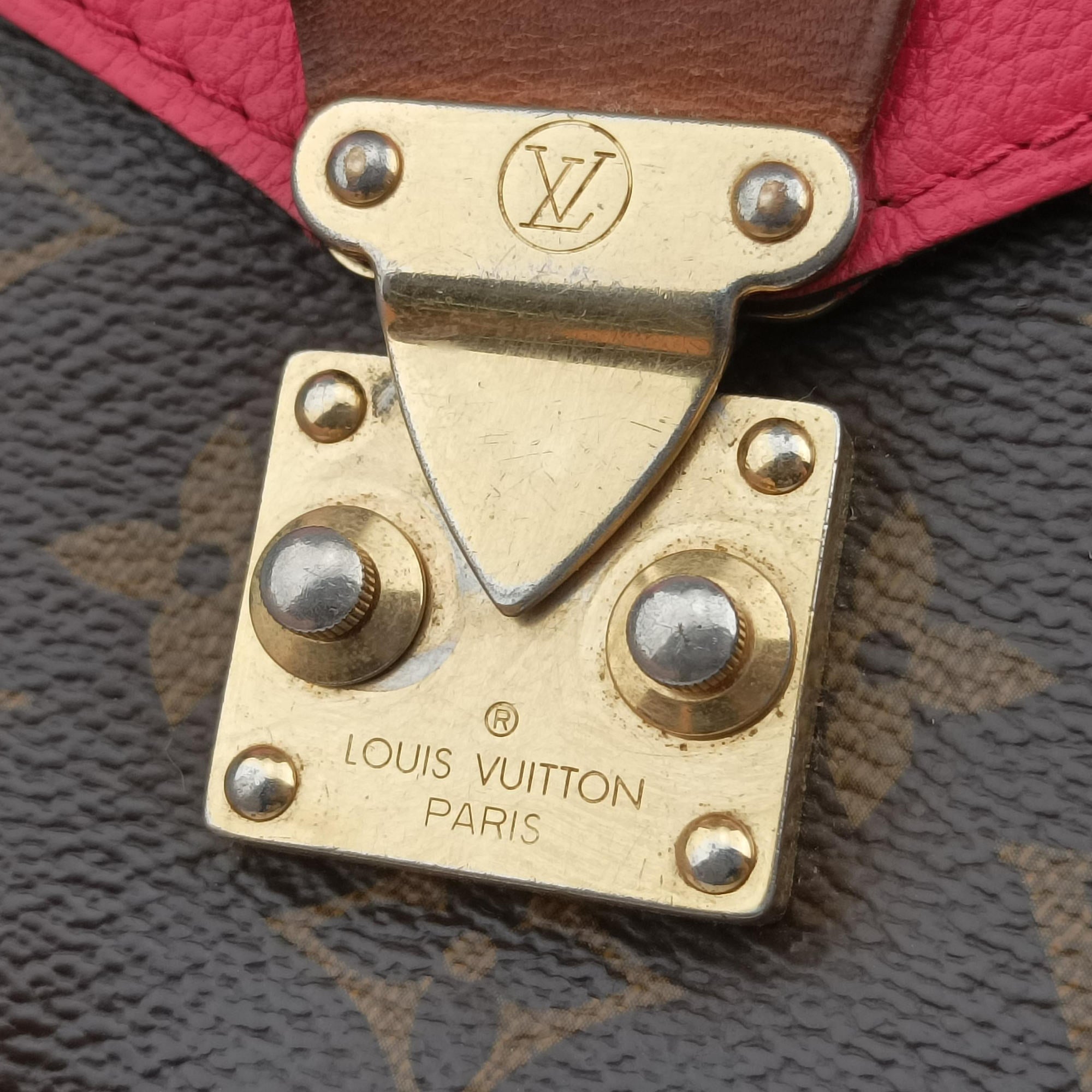 PALLAS Chain Brown×Poppy Petal Monogram Canvas×calf leather M41741 CA5124パラスチェーン モノグラム/ブラウン×ポピーペタル モノグラムキャンバス×カーフレザー M41741 CA5124