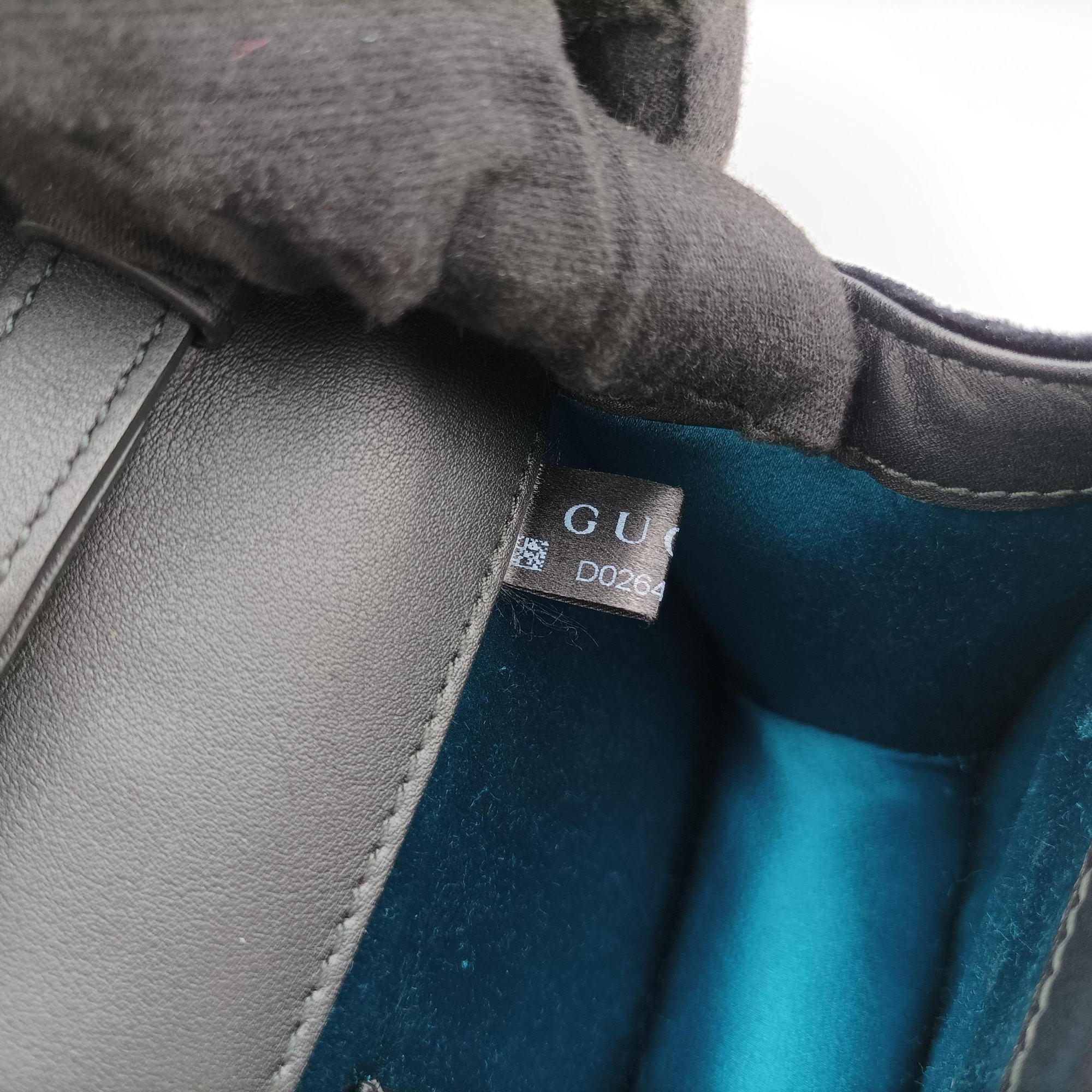 Square G Black velour 544242 D026485599スクエアG ブラック ベロア 544242 D026485599