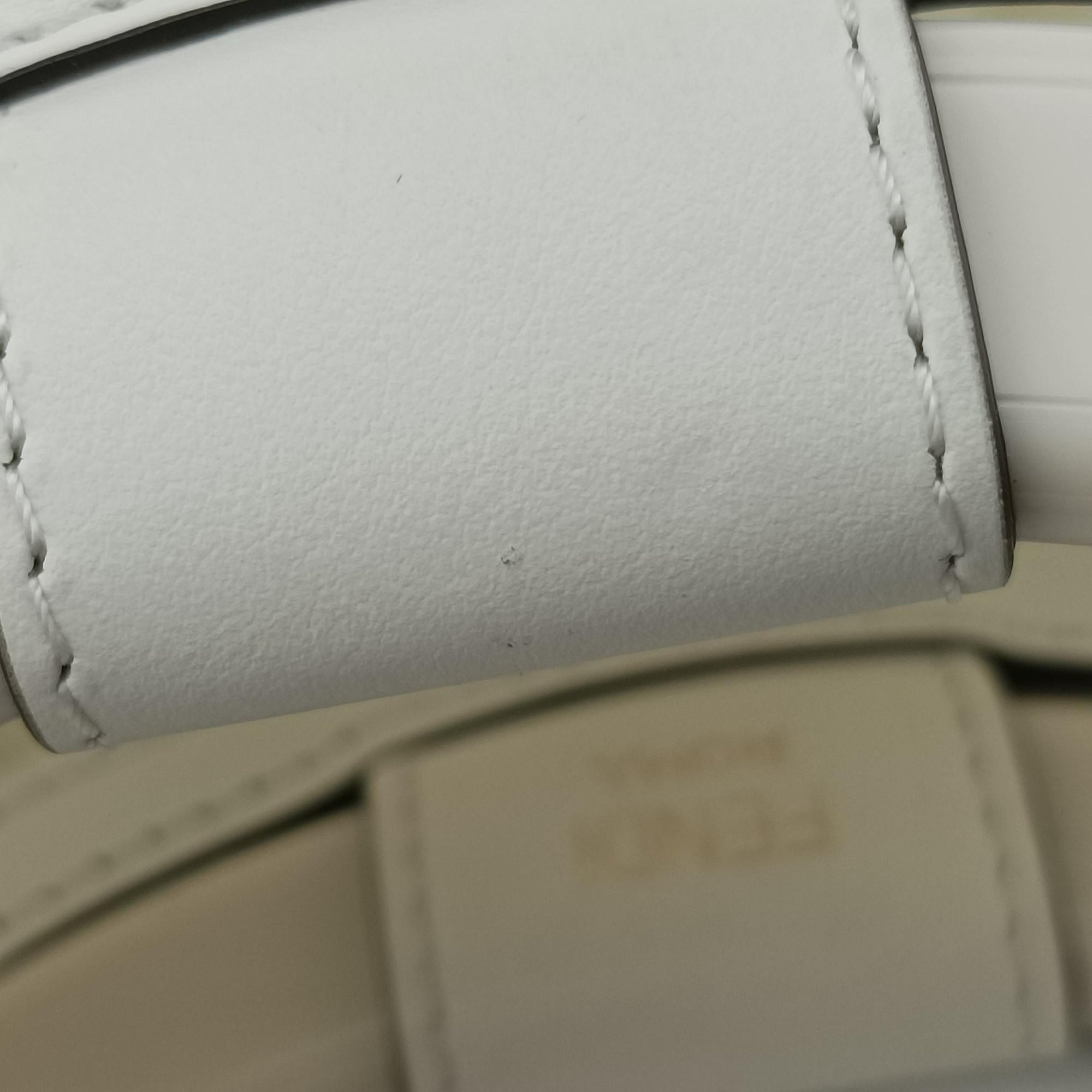 Runaway Shopper White PVC coated canvas×Leather 8BH353 8BH353-A7S0-198-0397ラナウェイ ショッパー ホワイト PVCコーティングキャンバス×レザー 8BH353 8BH353-A7S0-198-0397