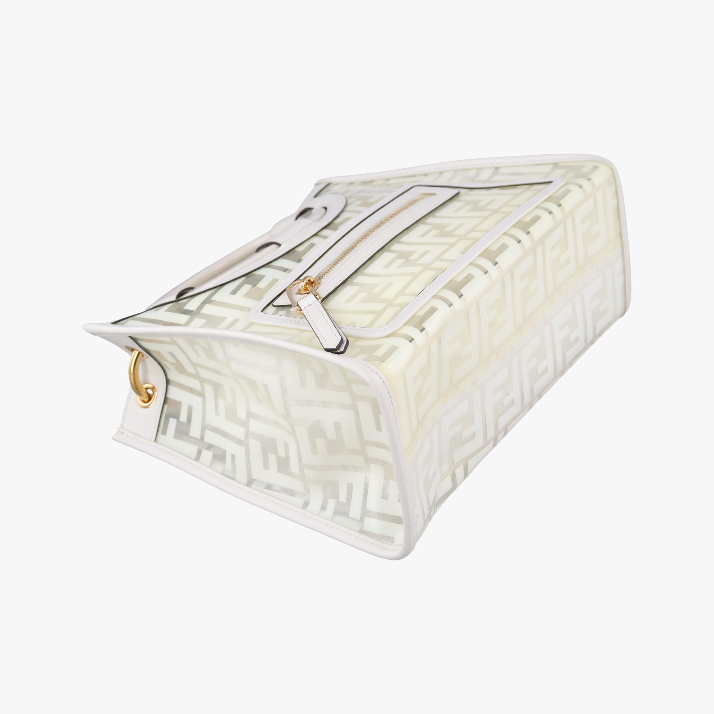 Runaway Shopper White PVC coated canvas×Leather 8BH353 8BH353-A7S0-198-0397ラナウェイ ショッパー ホワイト PVCコーティングキャンバス×レザー 8BH353 8BH353-A7S0-198-0397