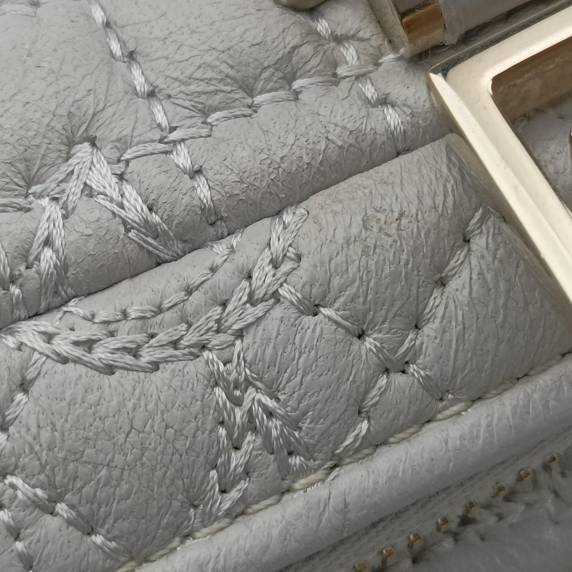 Vanitas Studded Grey Leather ヴァニタス スタッズ グレー レザー
