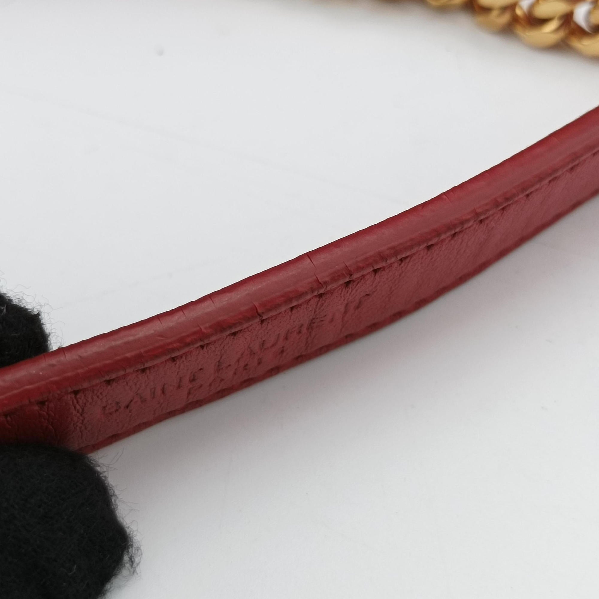 Baby Chai Red Leather 399289 DMR399289.0515ベイビーチャイ レッド レザー 399289 DMR399289.0515