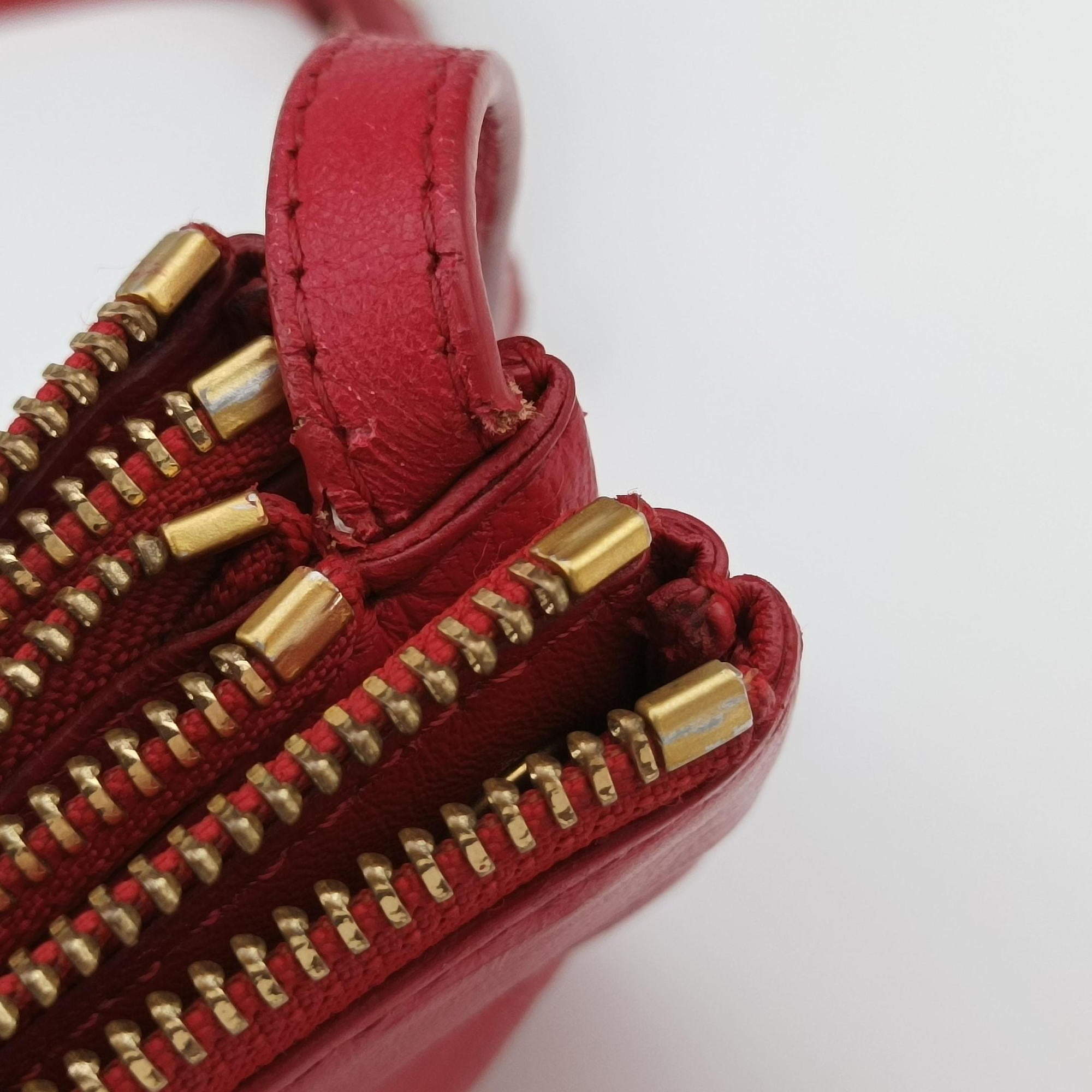 TRIO Red lambskin S-PA-1102トリオ レッド ラムスキン S-PA-1102