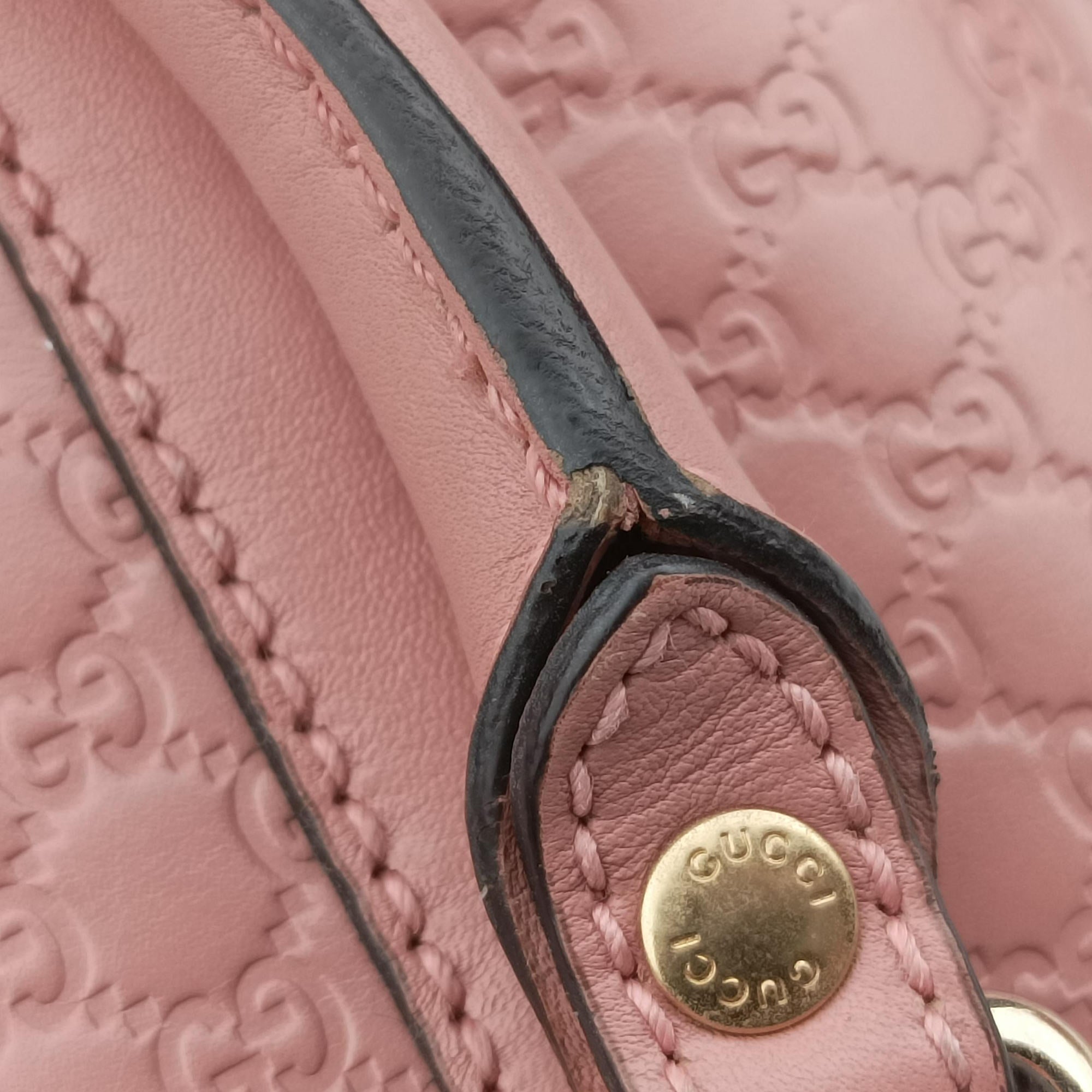 Microguccissima Pink Leather 449654 E022013647マイクログッチシマ ピンク レザー 449654 E022013647