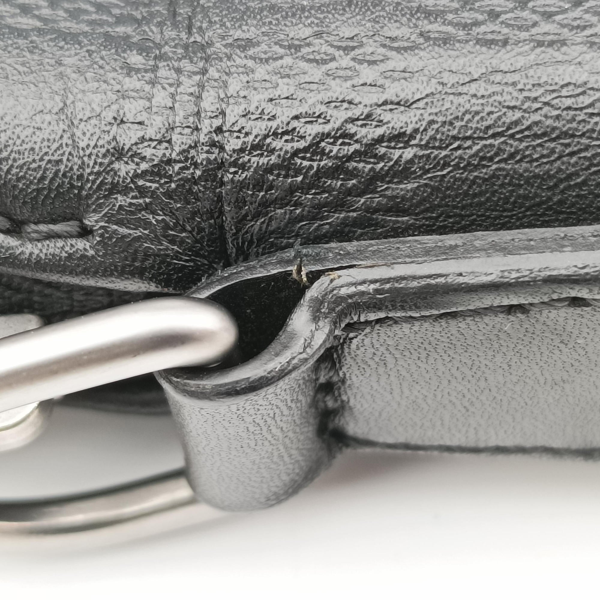 Porte Documents Jour Noir Damier Graphite N48224 CA3163ポルトドキュマン ジュール ノワール ダミエ グラフィット N48224 CA3163