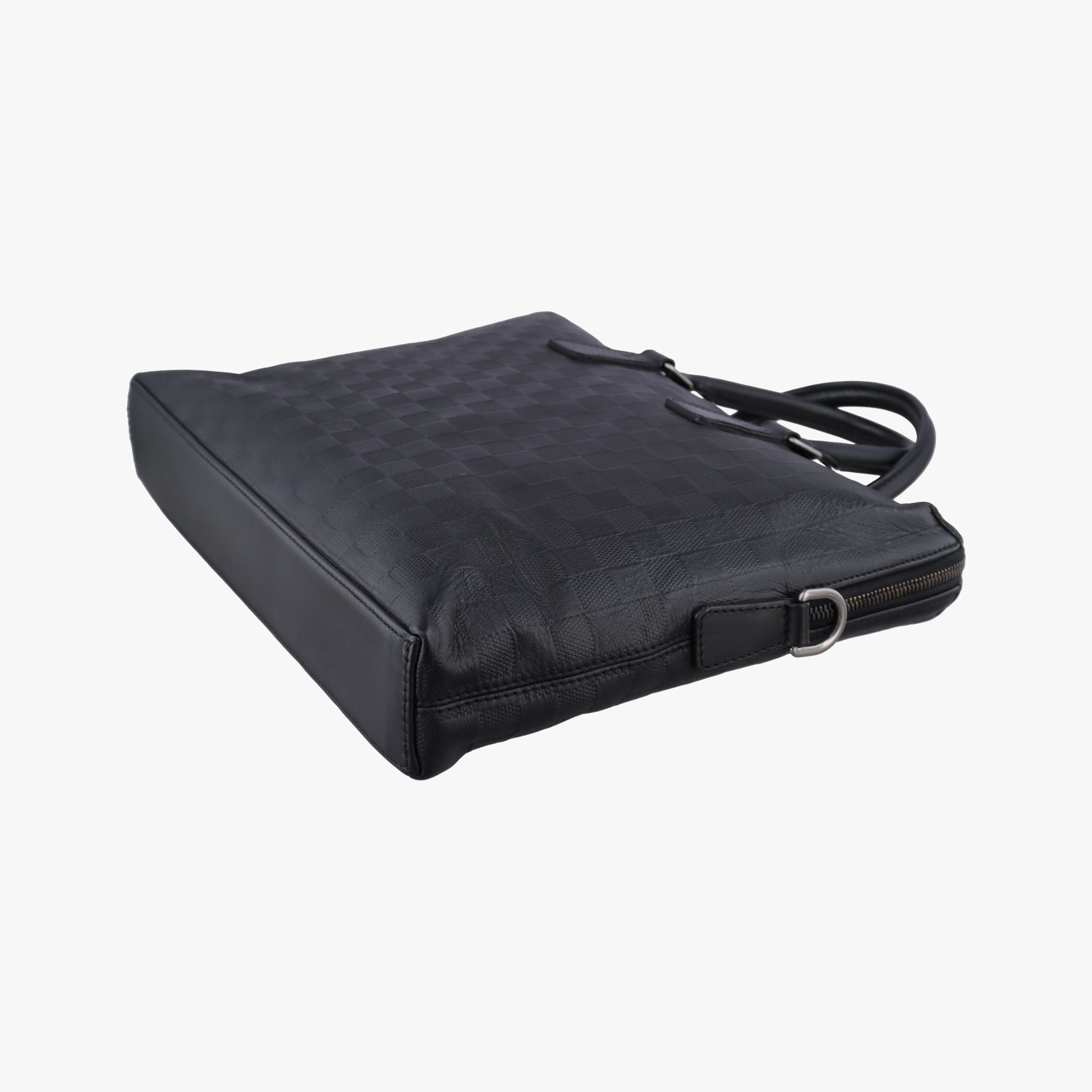 Porte Documents Jour Noir Damier Graphite N48224 CA3163ポルトドキュマン ジュール ノワール ダミエ グラフィット N48224 CA3163