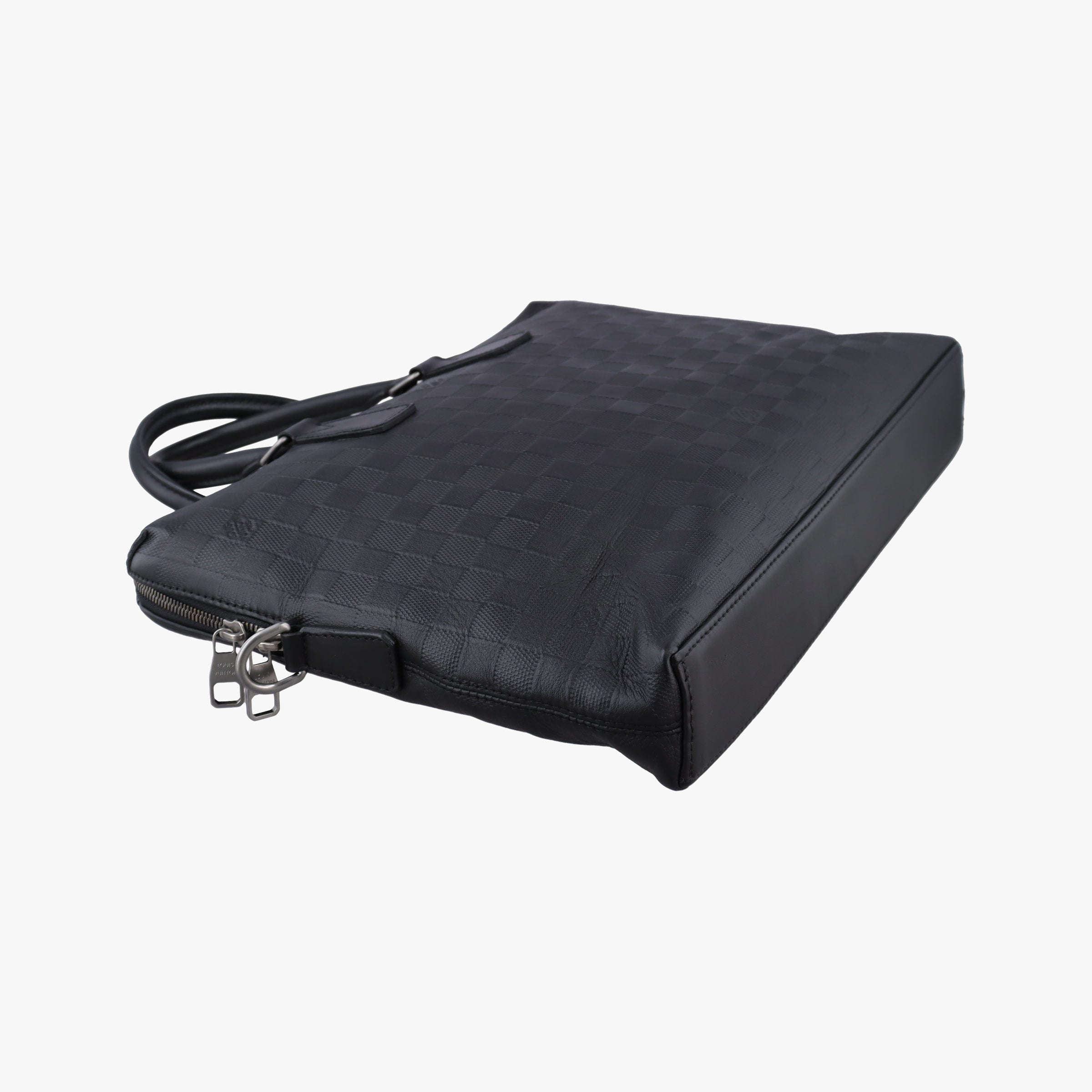 Porte Documents Jour Noir Damier Graphite N48224 CA3163ポルトドキュマン ジュール ノワール ダミエ グラフィット N48224 CA3163