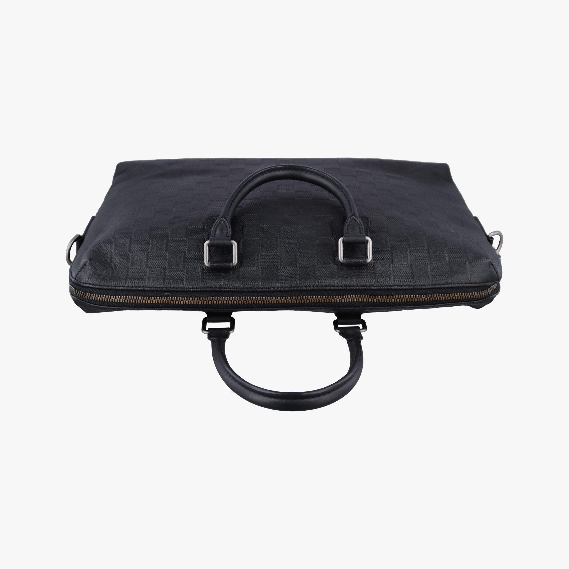 Porte Documents Jour Noir Damier Graphite N48224 CA3163ポルトドキュマン ジュール ノワール ダミエ グラフィット N48224 CA3163