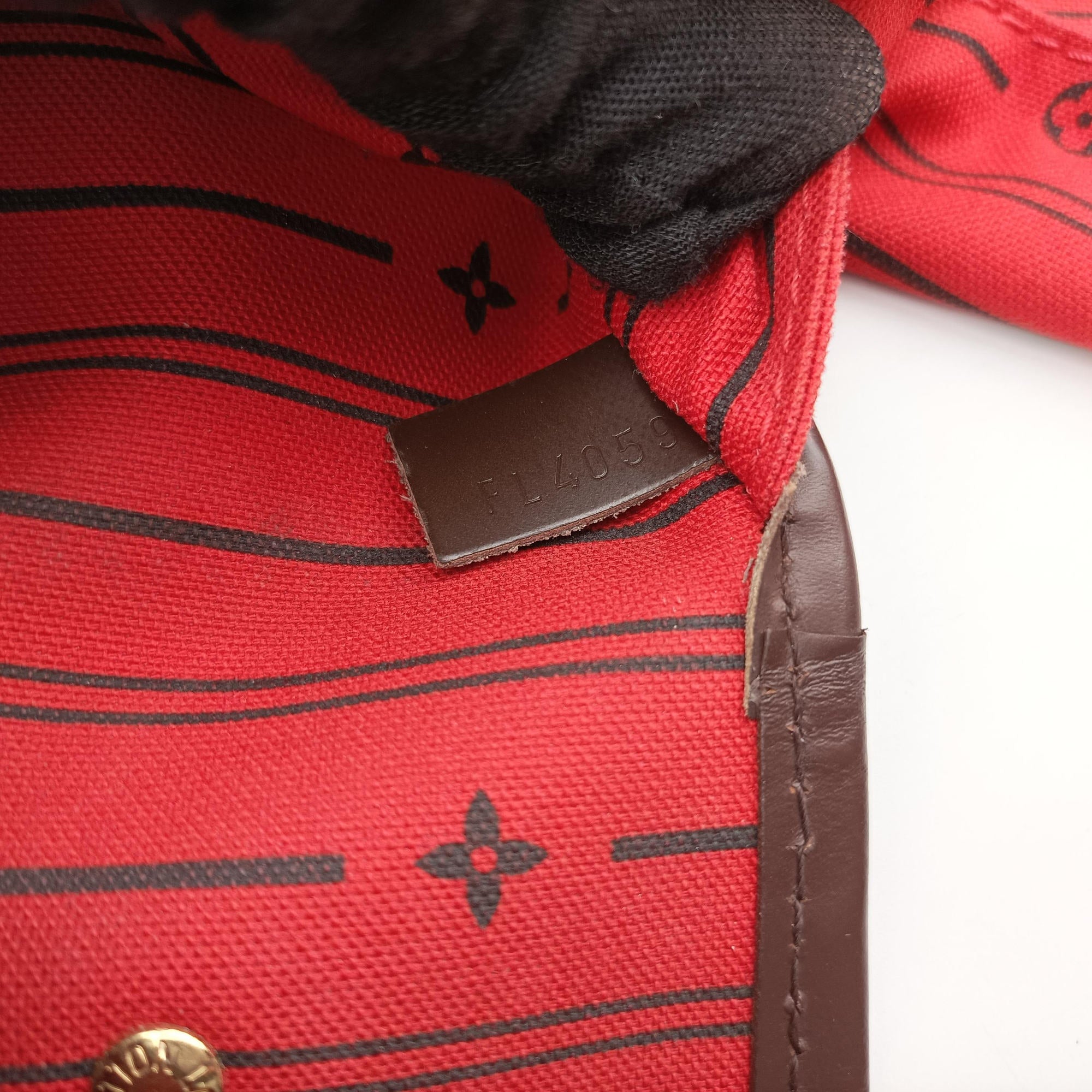 NEVERFULL GM EBENE Damier Canvas N51106 FL4059ネヴァーフルGM エベヌ ダミエキャンバス N51106 FL4059