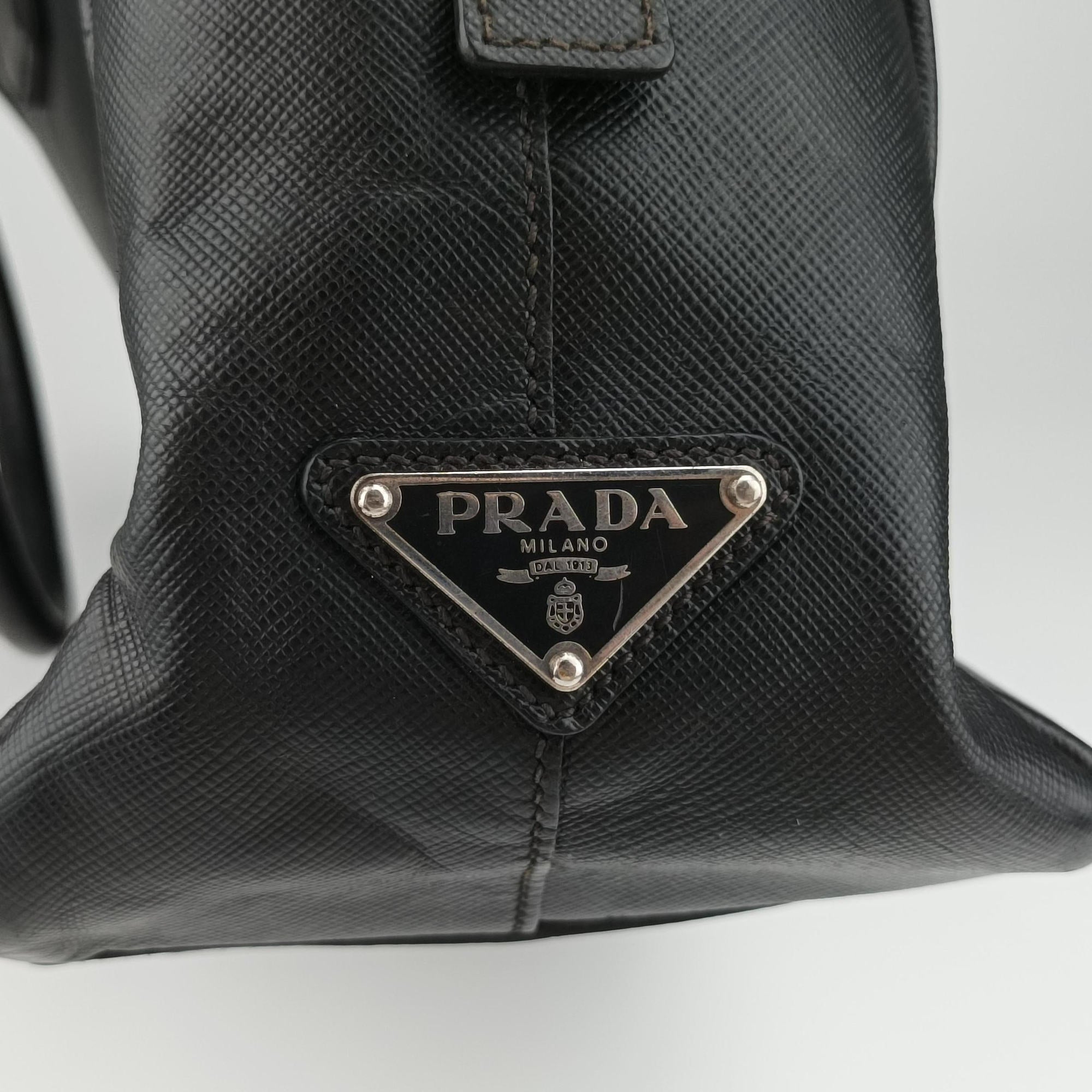 business bag briefcase Black SAFFIANO Leather 2VE363 113 3ビジネスバッグ ブリーフケース ブラック サフィアーノレザー 2VE363 113 3