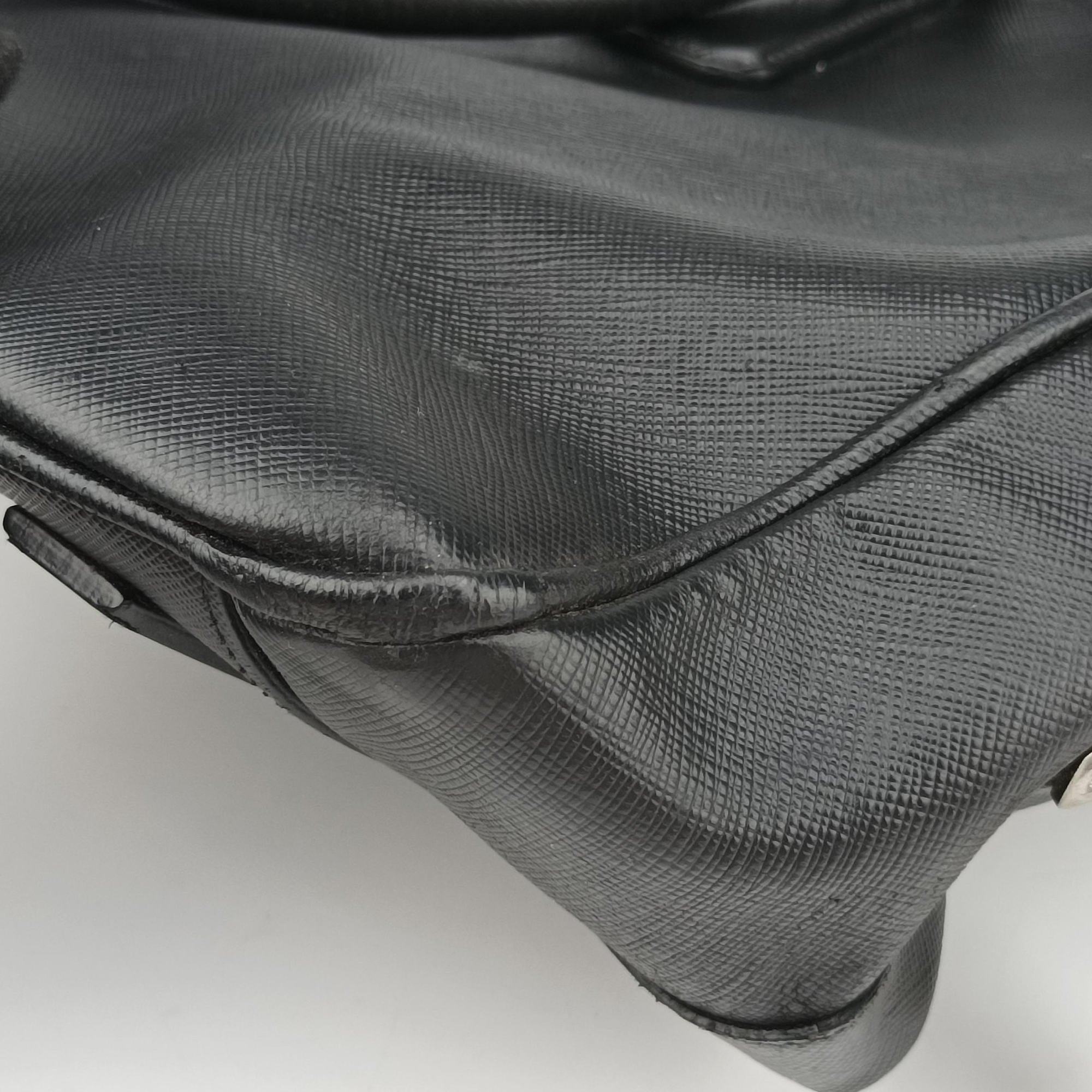 business bag briefcase Black SAFFIANO Leather 2VE363 113 3ビジネスバッグ ブリーフケース ブラック サフィアーノレザー 2VE363 113 3