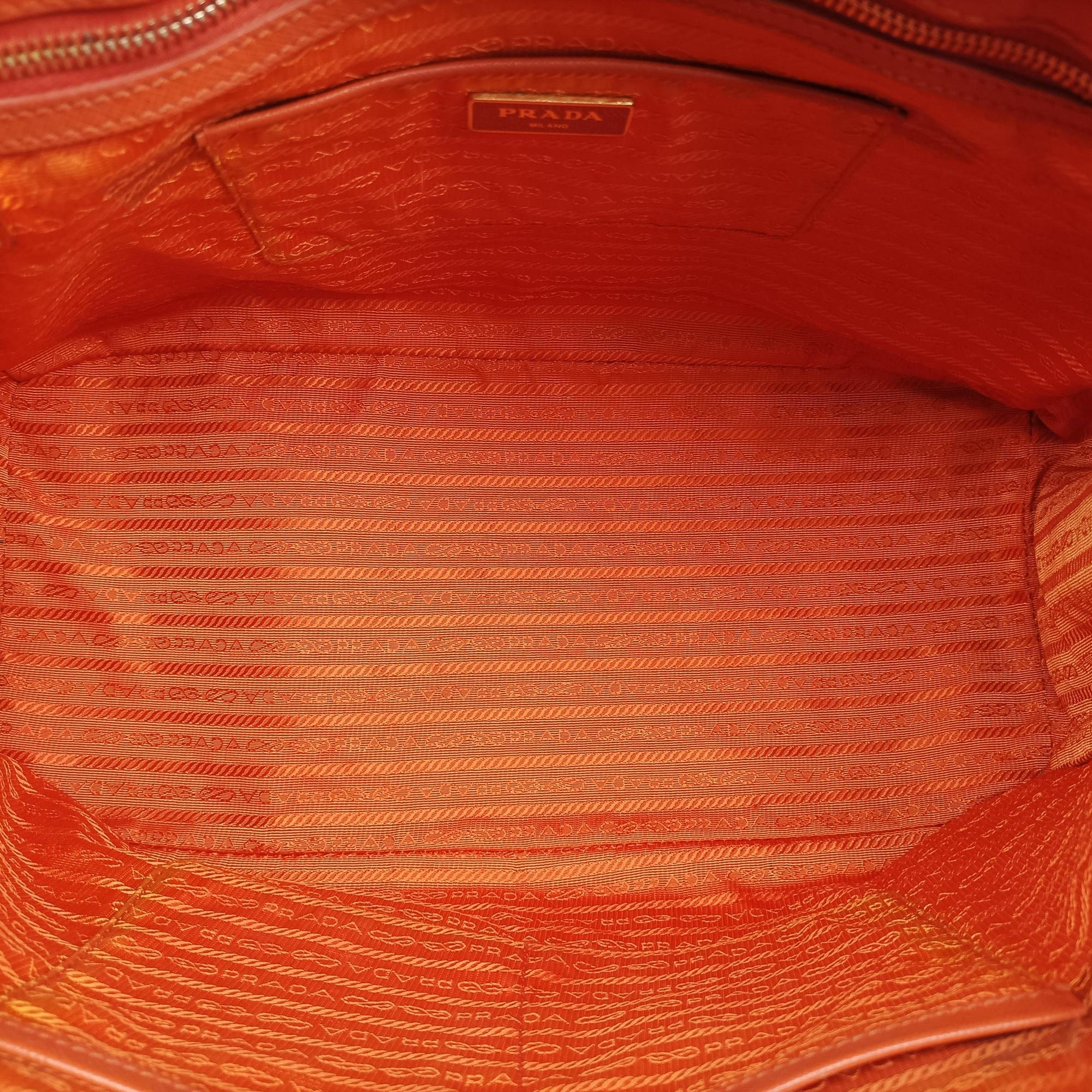 Galleria Orange SAFFIANO Leather BN1786 180ガレリア オレンジ サフィアーノレザー BN1786 180