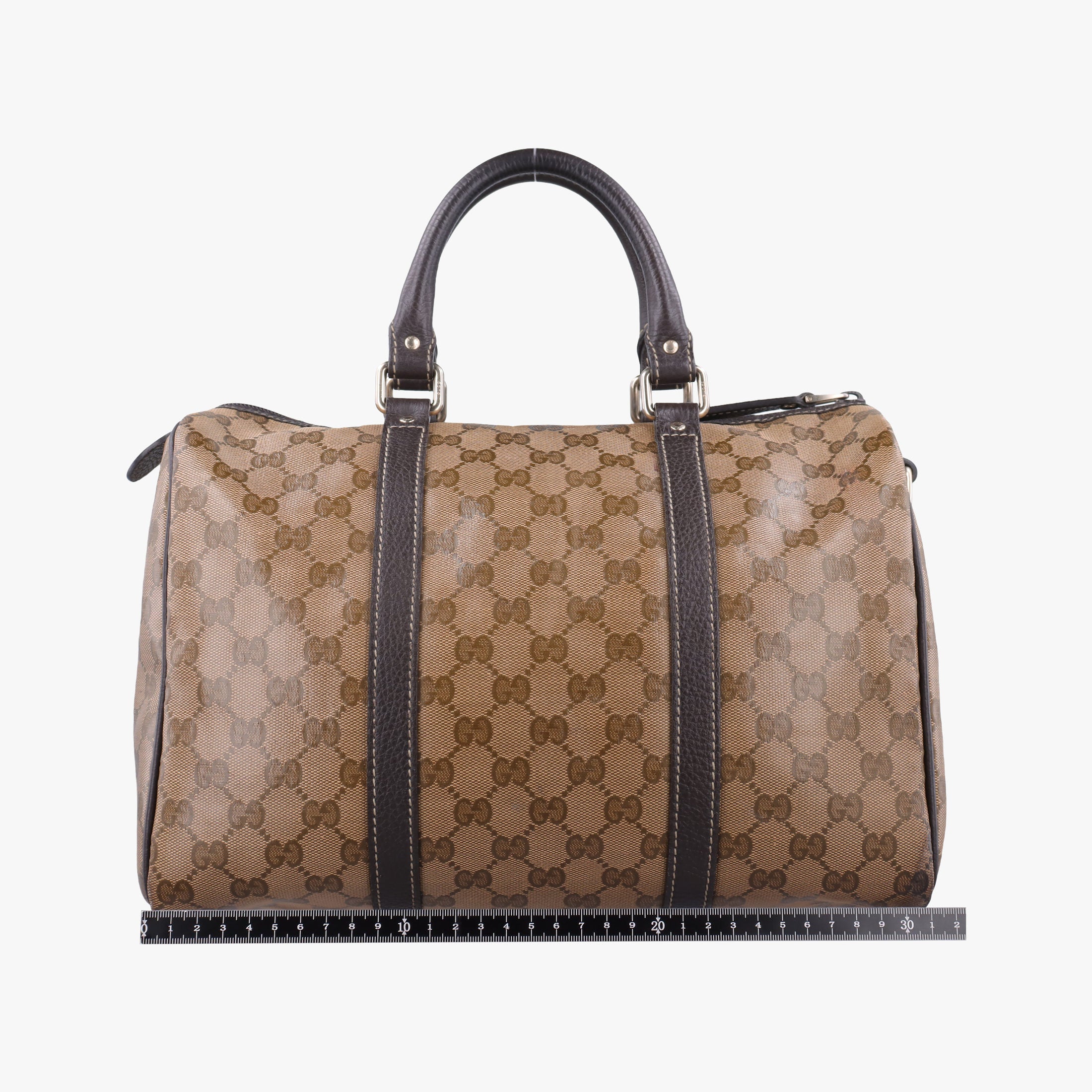 GG Crystal Joy Brown PVC coated canvas 296021 F012389146GG クリスタル ジョイ ブラウン PVCコーティングキャンバス 296021 F012389146