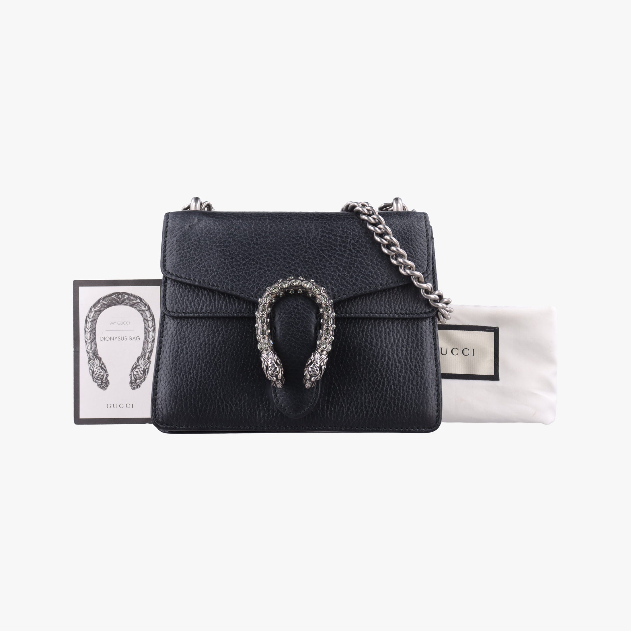 Dionysus Black Leather 421970 Lot number unknownディオニュソス ブラック レザー 421970 製番不明