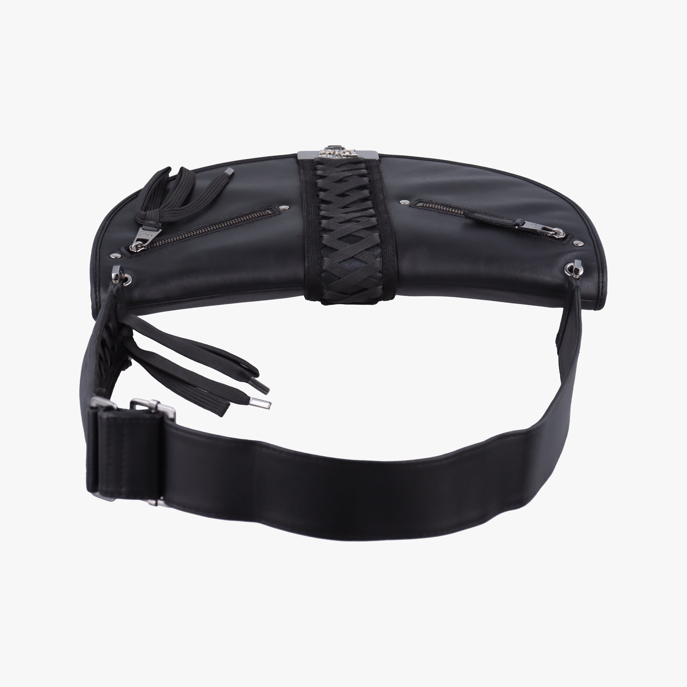 Admit It Corset Hobo Black Leather 10-MA-1022アドミットイット コルセットホーボー ブラック レザー 10-MA-1022