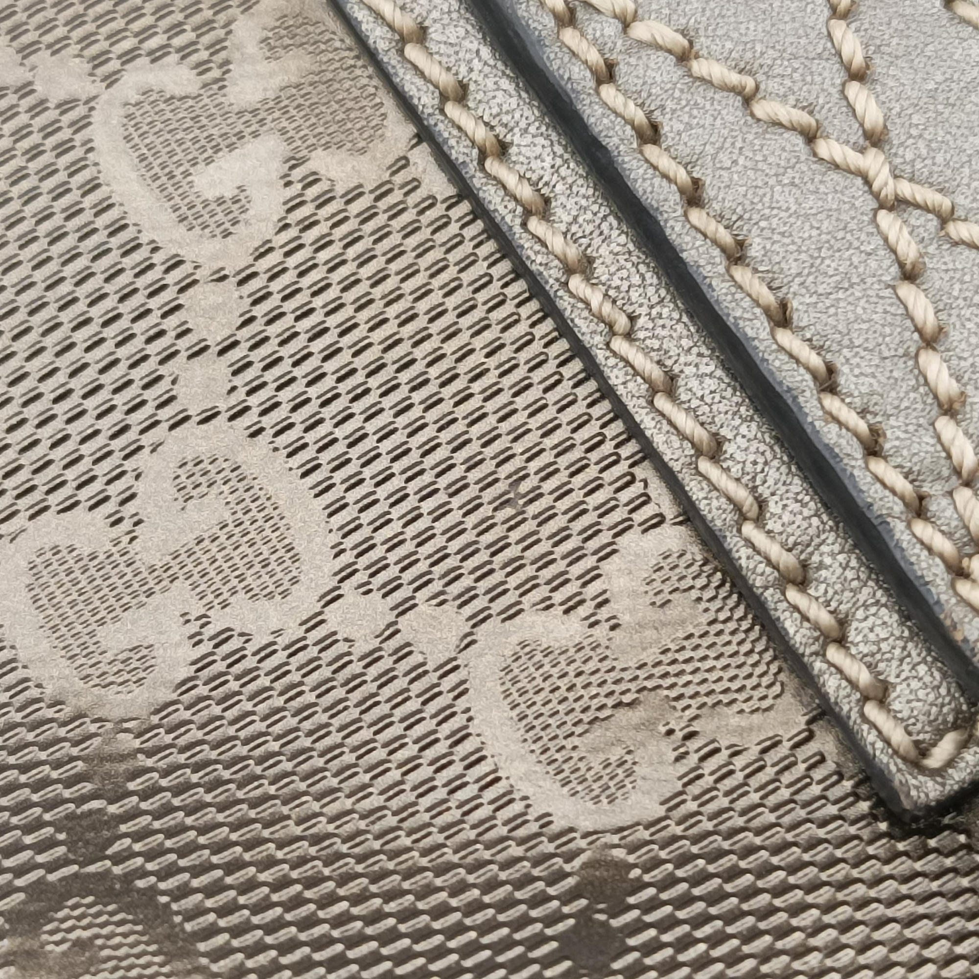 GG Imprime Metallic Gray Gold PVC coated canvas 211137 I5834287GGインプリメ メタリックグレーゴールド PVCコーティングキャンバス 211137 I5834287