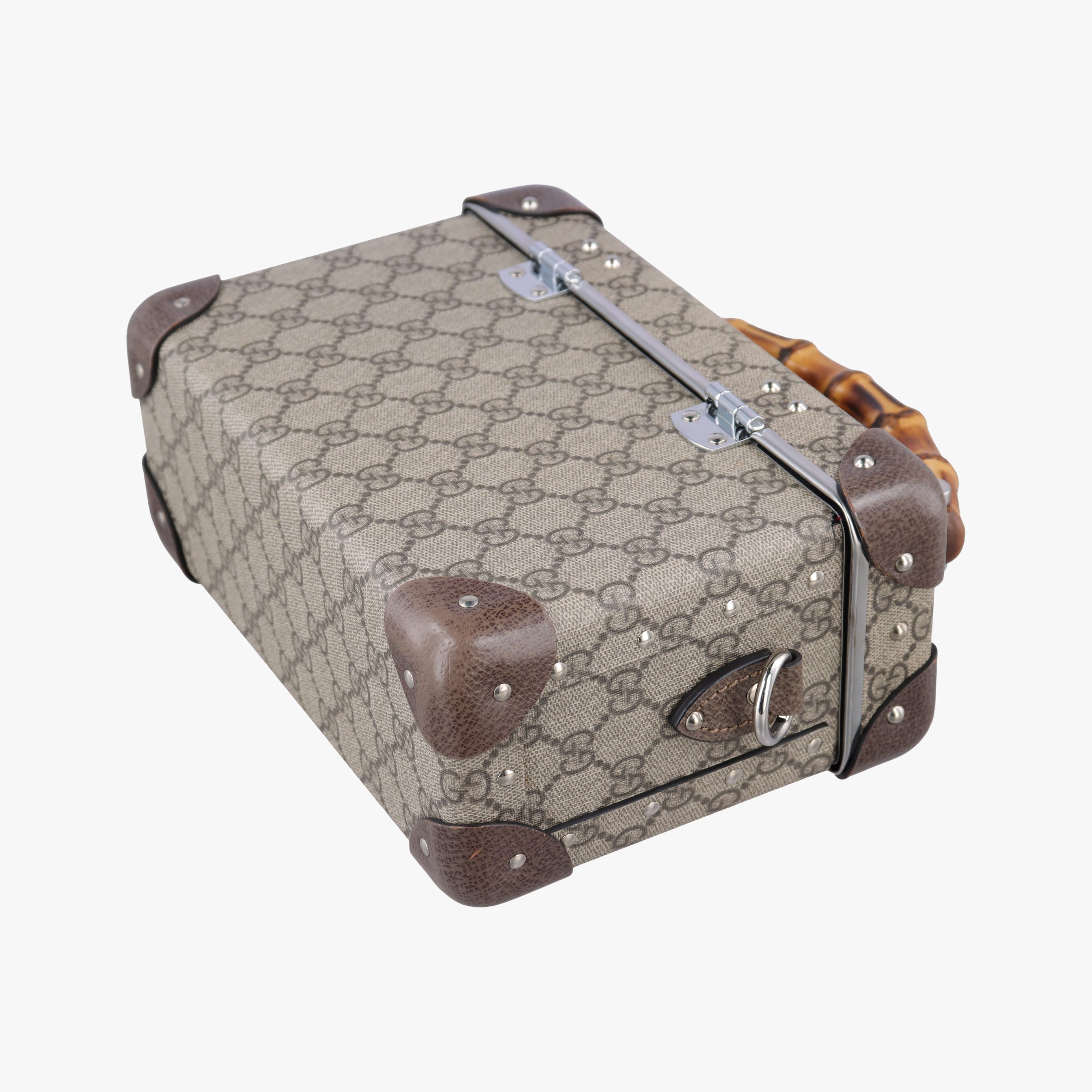 GG supreme Globe-Trotter Brown PVC coated canvas×Leather 533623 GGスプリーム グローブトロッター ブラウン PVCコーティングキャンバス×レザー 533623
