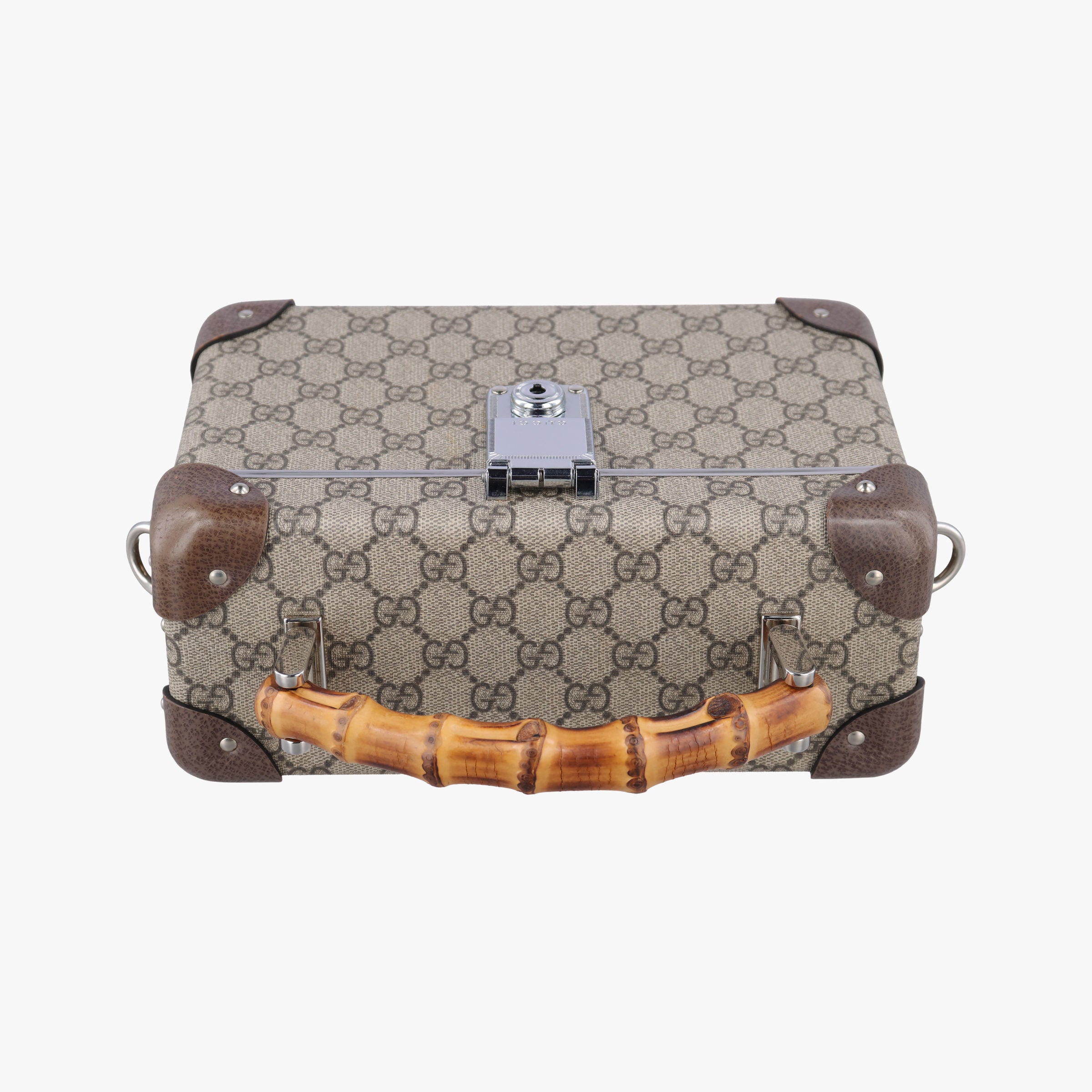 GG supreme Globe-Trotter Brown PVC coated canvas×Leather 533623 GGスプリーム グローブトロッター ブラウン PVCコーティングキャンバス×レザー 533623
