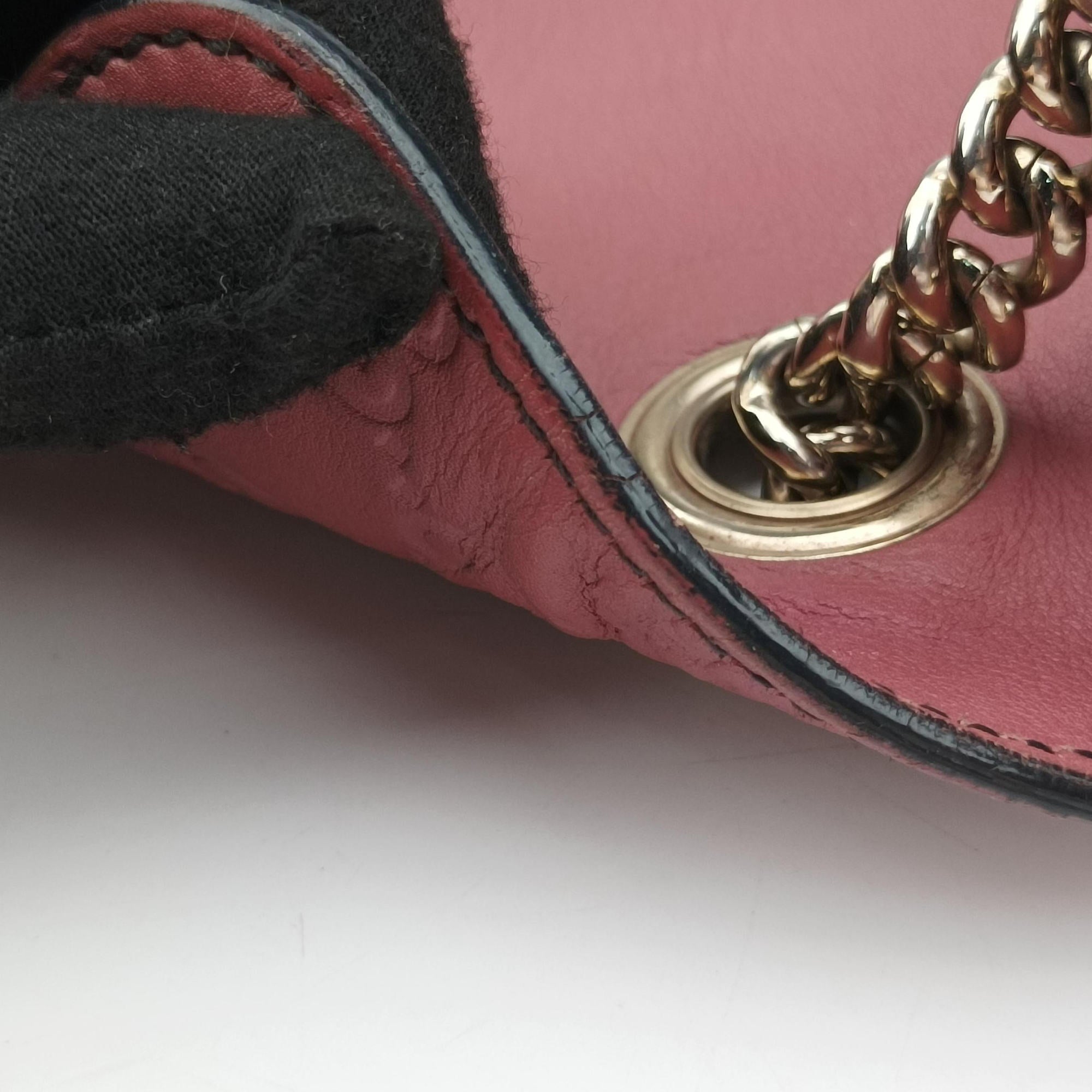 Emily Pink Leather 295402 Lot number unknownエミリー ピンク レザー 295402 製番不明