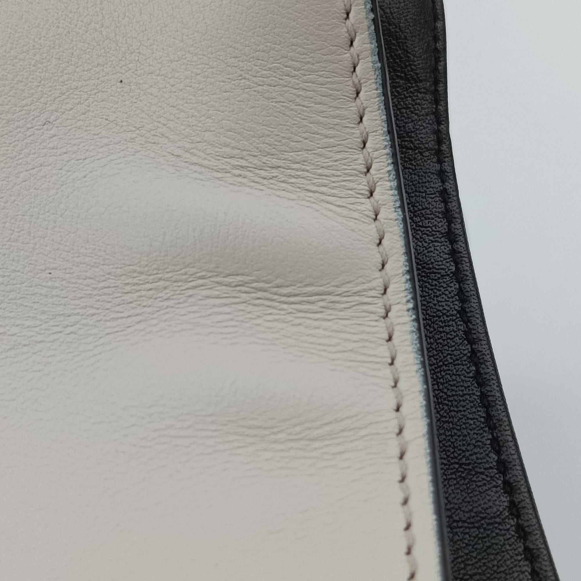 SAC DE JOUR White×black Leather 324823 GNR324823.1013サックドジュールスモール ホワイト×ブラック レザー 324823 GNR324823.1013