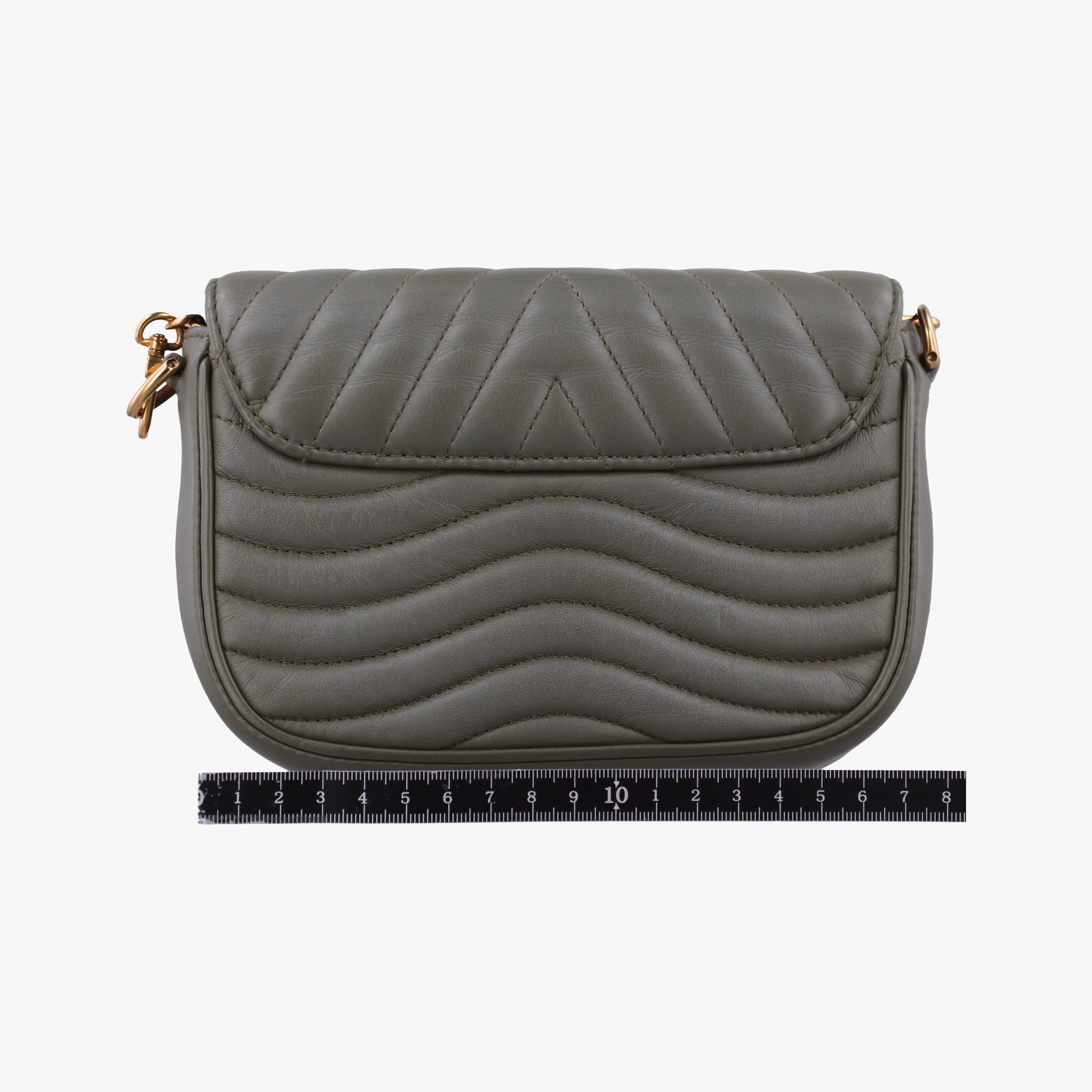 New Wave Multi Pochette Green Leather M56471 FK4230ニューウェーブ ミュルティ ポシェット カーキ系 レザー M56471 FK4230