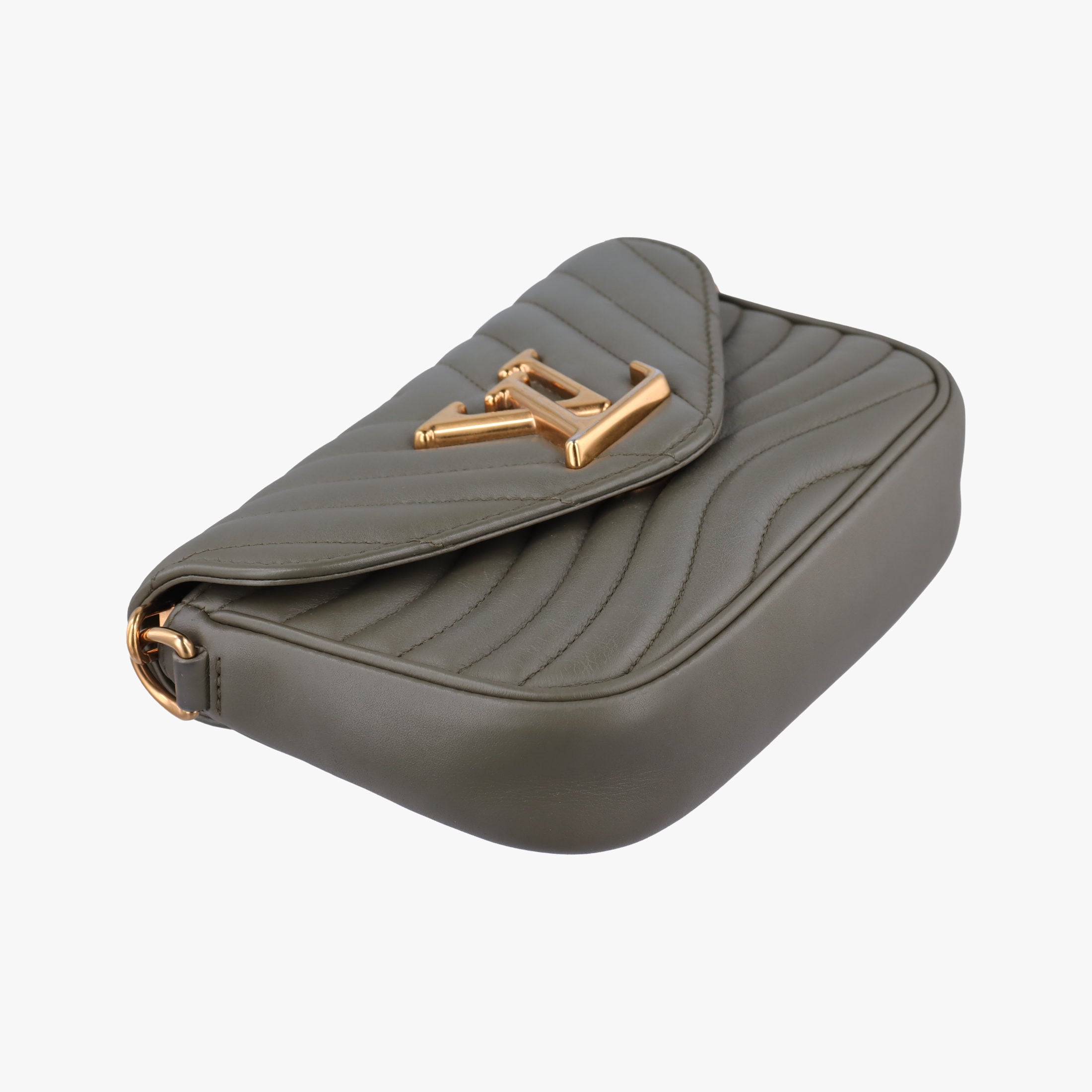 New Wave Multi Pochette Green Leather M56471 FK4230ニューウェーブ ミュルティ ポシェット カーキ系 レザー M56471 FK4230