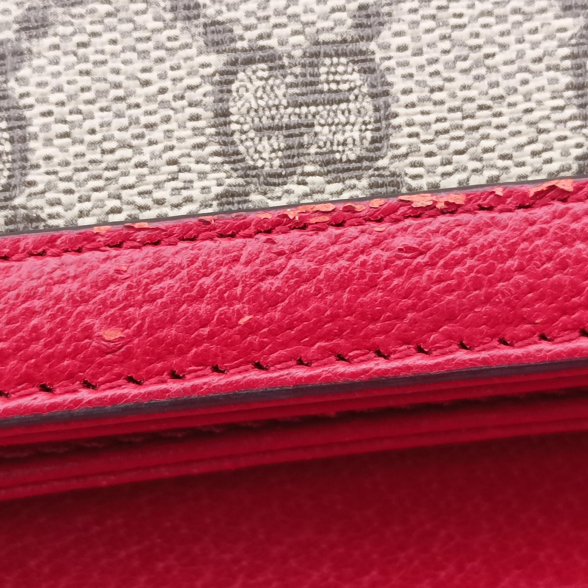 Queen Margaret Brown PVC coated canvas×Leather 476541 A027799125クイーン マーガレット ブラウン PVCコーティングキャンバス×レザー 476541 A027799125