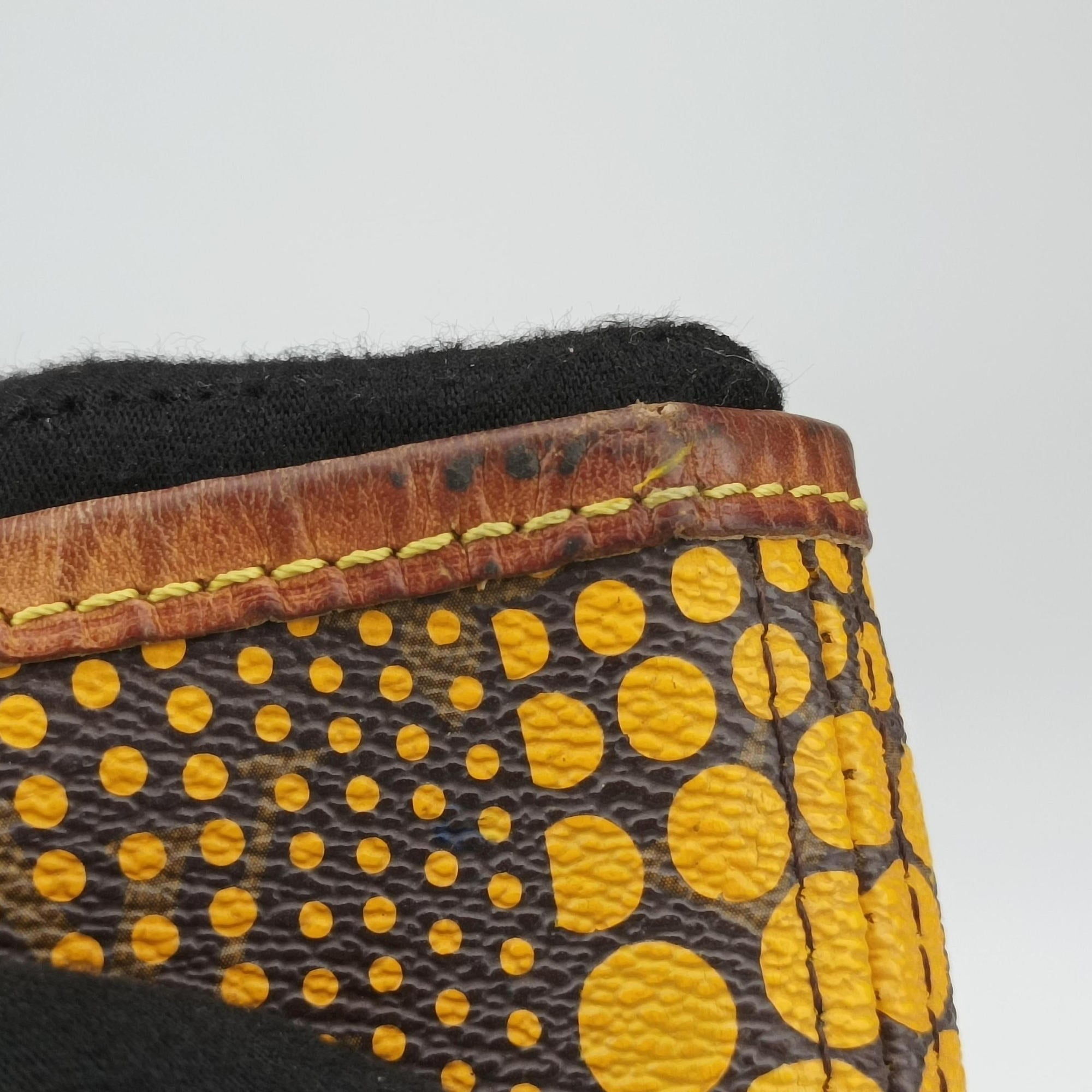 Neverfull MM MARRON × JAUNE Monogram Wave Dot Canvas M40685 TJ3152ネヴァーフルMM マロン × ジョーヌ モノグラム ウェーブ ドットキャンバス M40685 TJ3152