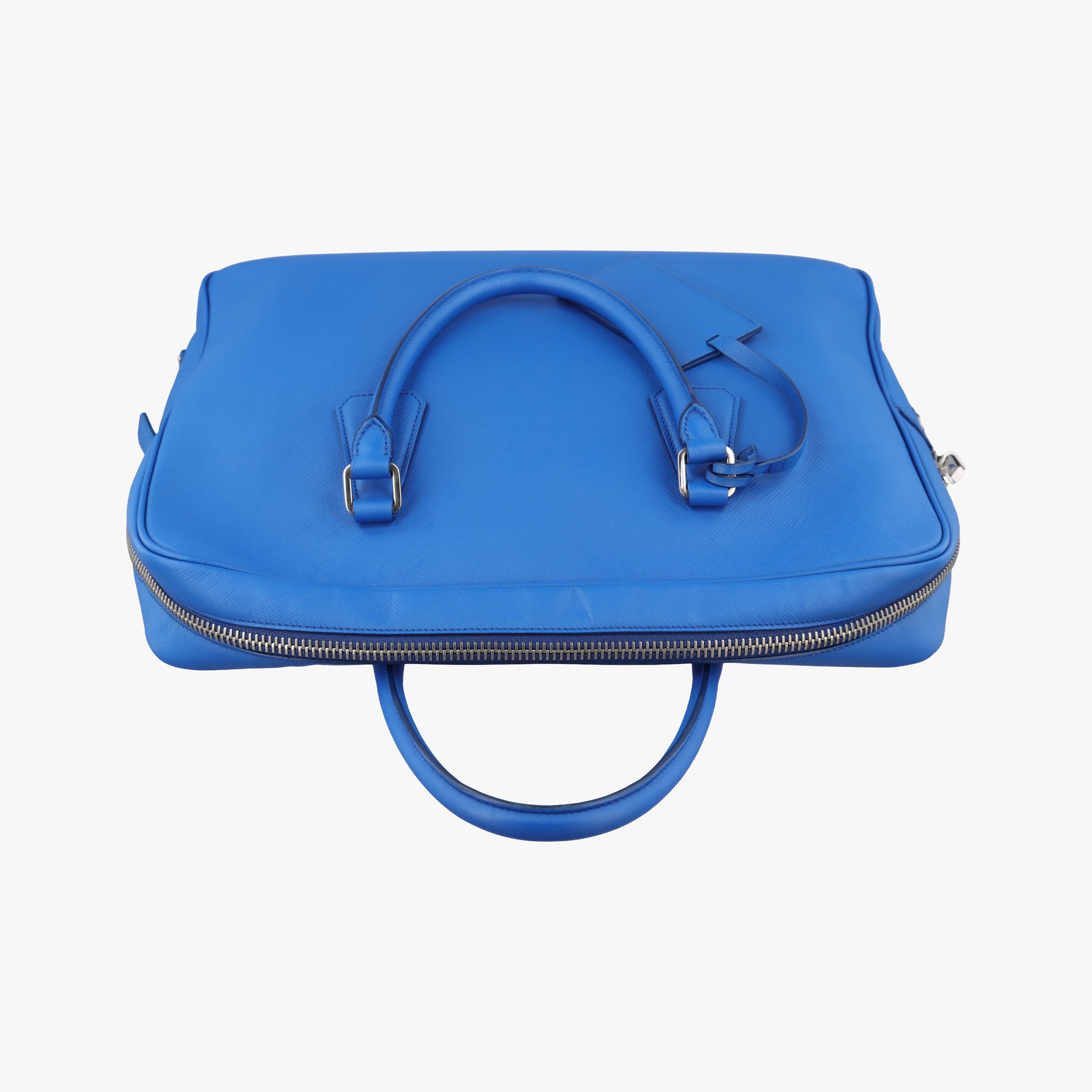 Classic Laptop briefcase Blue SAFFIANO Leather VS0305 208 31/Oブリーフケース ビジネス ブルー サフィアーノレザー VS0305 208 31/O