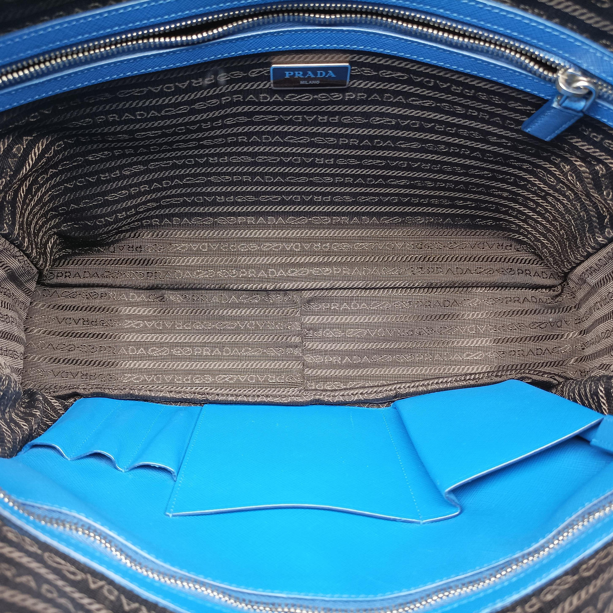 Classic Laptop briefcase Blue SAFFIANO Leather VS0305 208 31/Oブリーフケース ビジネス ブルー サフィアーノレザー VS0305 208 31/O