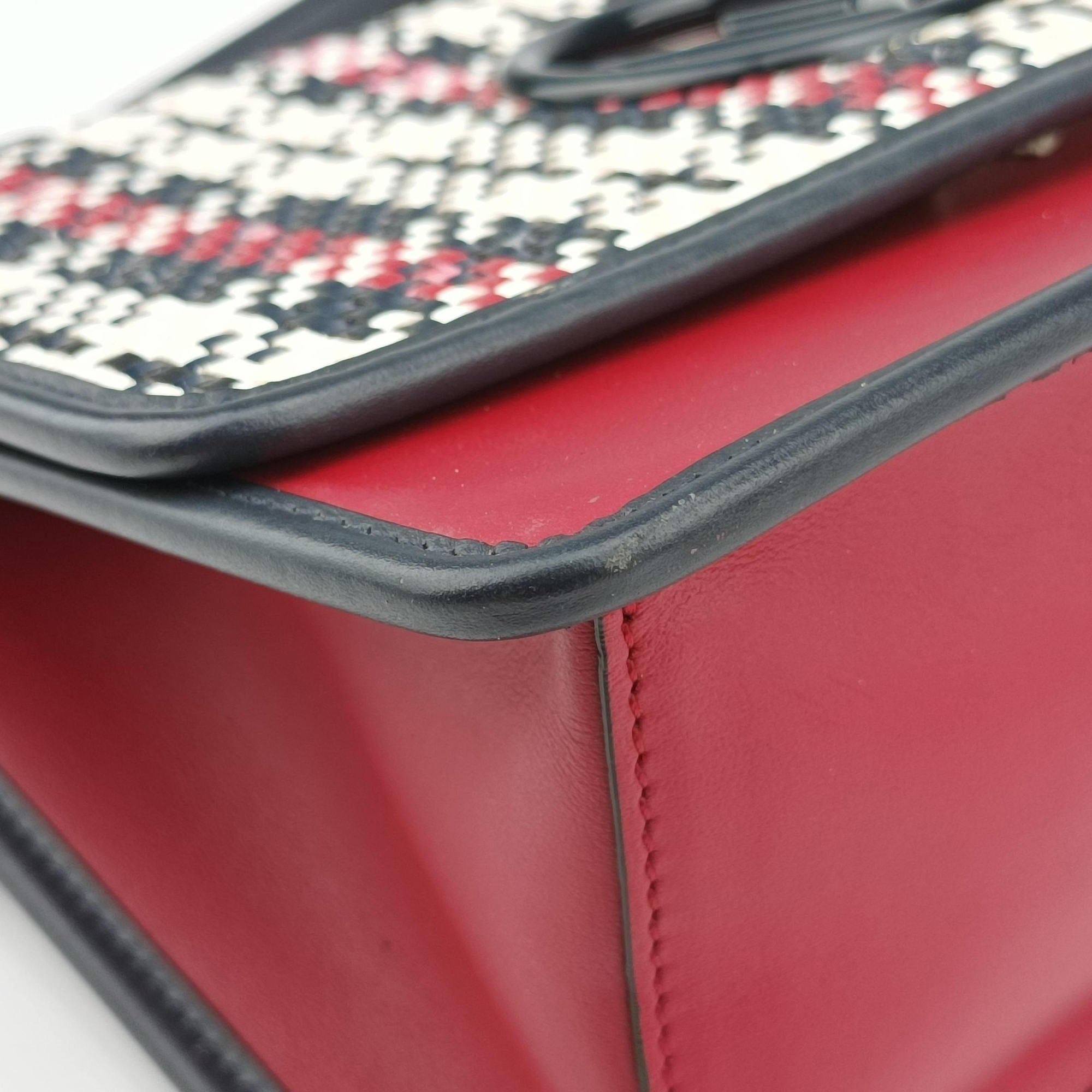 Kan I F Navy x Red x White Leather 8BT284 8BT284-A3RO 189-0501キャナイエフ ネイビー×レッド×ホワイト レザー 8BT284 8BT284-A3RO 189-0501