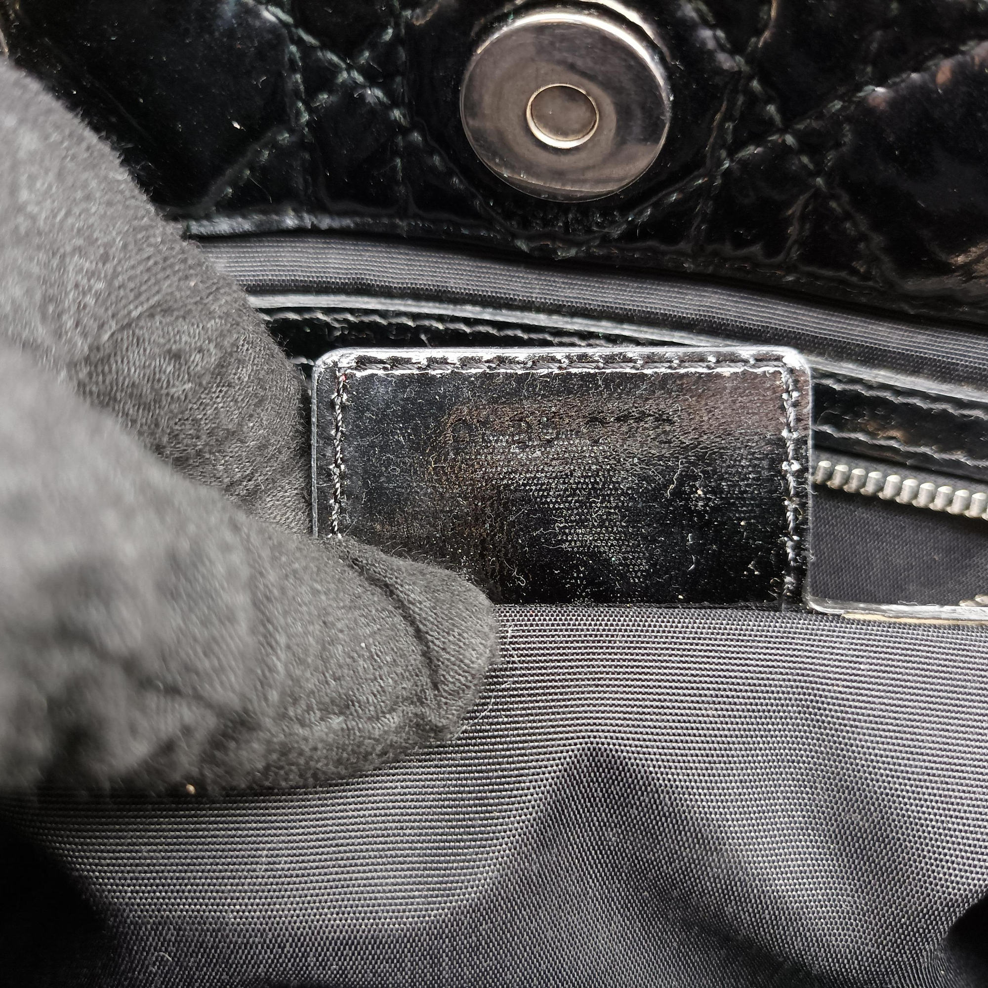 Dior Soft Black Patent Leather 01-BO-0112ディオールソフト ブラック パテント 01-BO-0112
