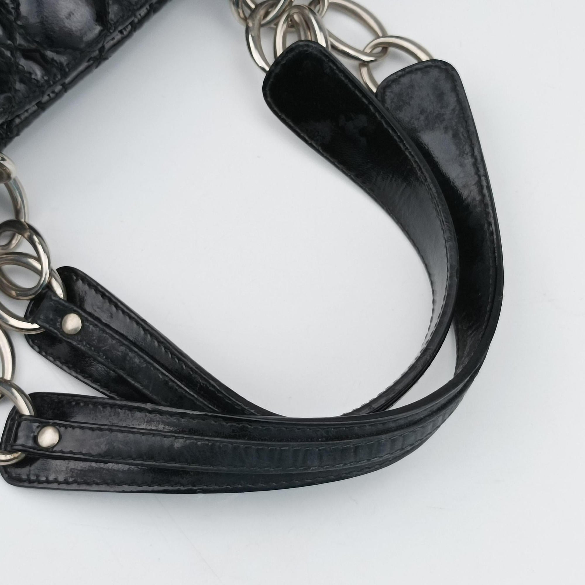 Dior Soft Black Patent Leather 01-BO-0112ディオールソフト ブラック パテント 01-BO-0112