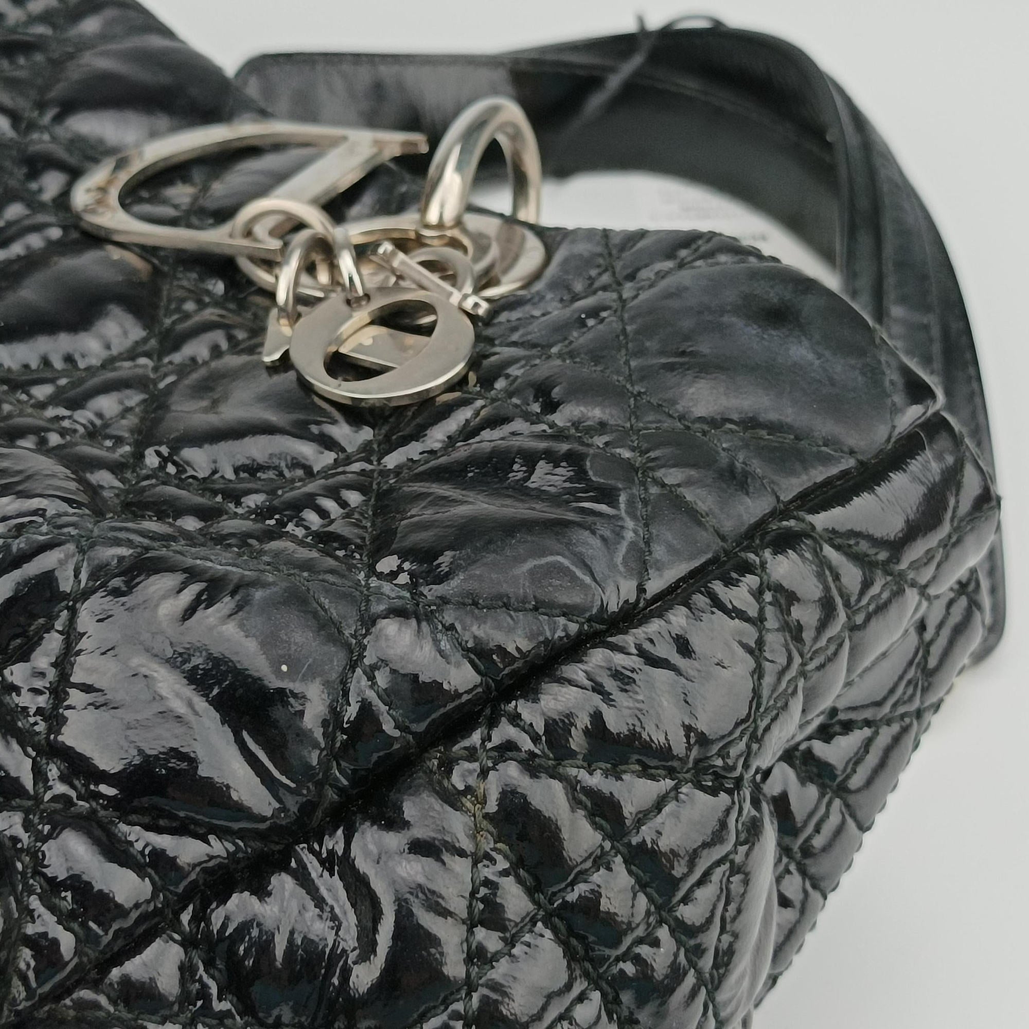 Dior Soft Black Patent Leather 01-BO-0112ディオールソフト ブラック パテント 01-BO-0112
