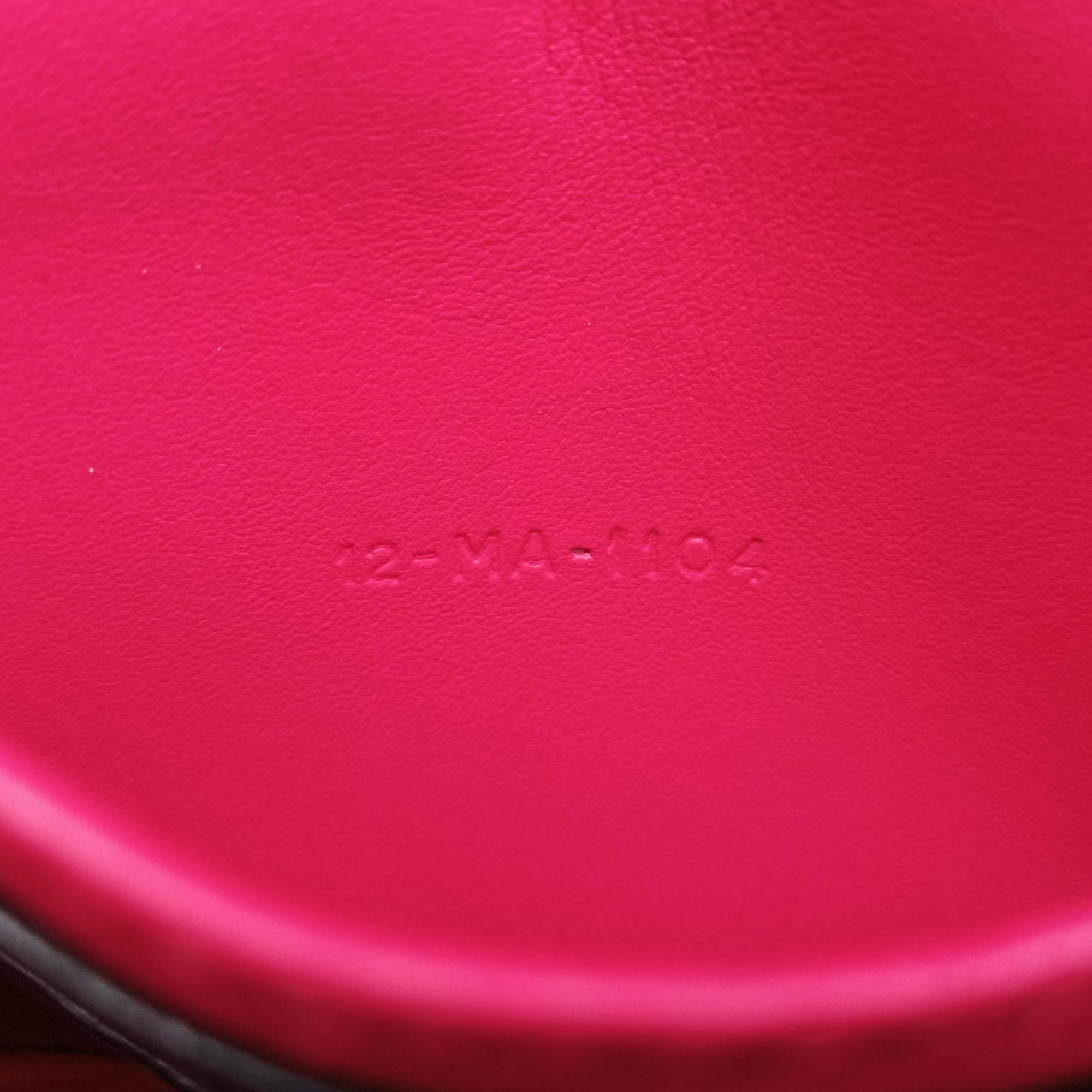 Cannage New Lock Rose lambskin 12-MA-1104カナージュ ニューロック ローズ レッド ラムスキン 12-MA-1104