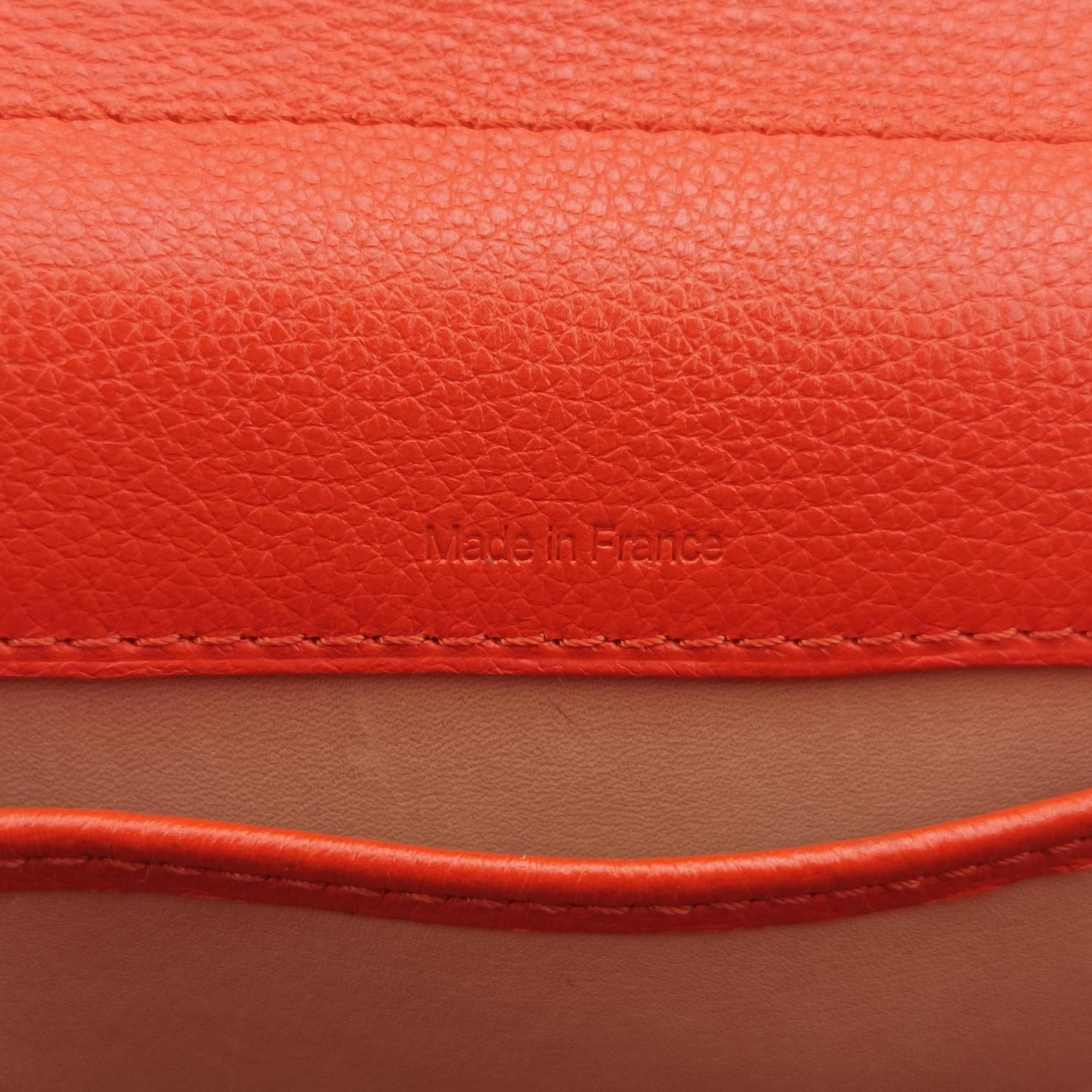 Brillant Mini Orange Leather ブリヨン ミニ オレンジ レザー