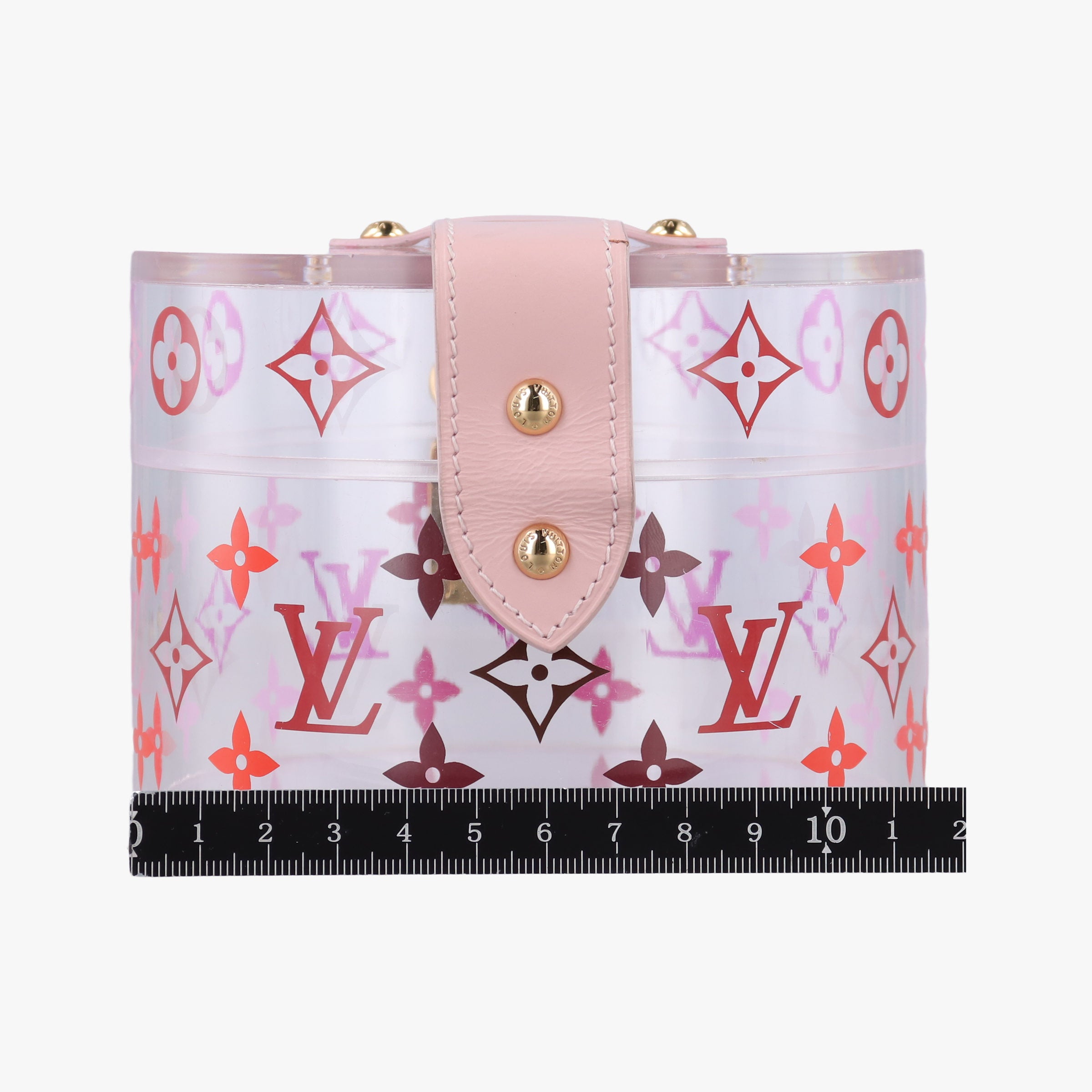 Boite Scott Trunk Jewelry Makeup Box Pink×multicolor Plexiglass GI0362 GI0362 DI0159ボワット スコット トランク ジュエリー メイクボックス ピンク×マルチカラー プレキシガラス GI0362 GI0362 DI0159