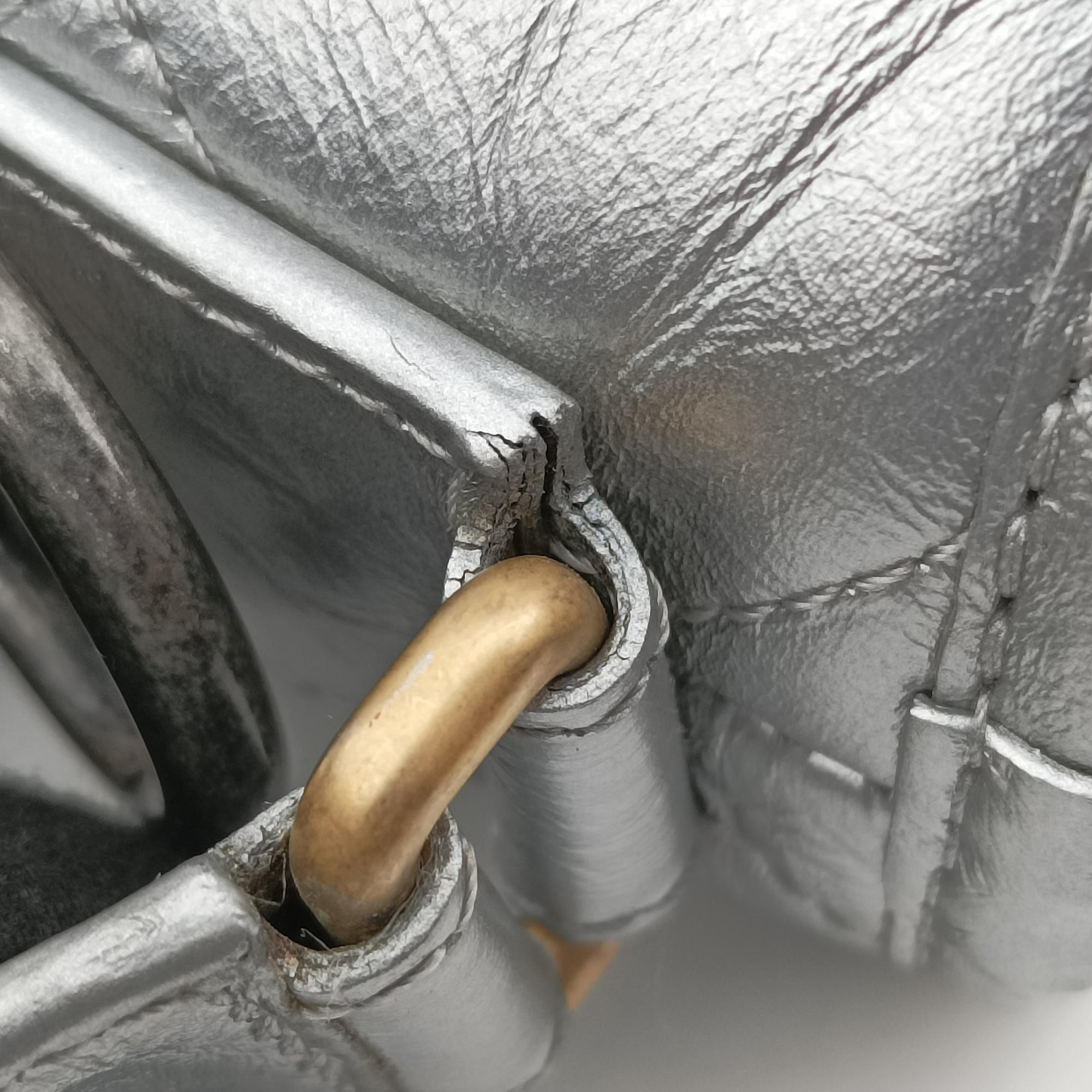 GABRIELLE Silver Leather A93825 24657871ガブリエル シルバー レザー A93825 24657871