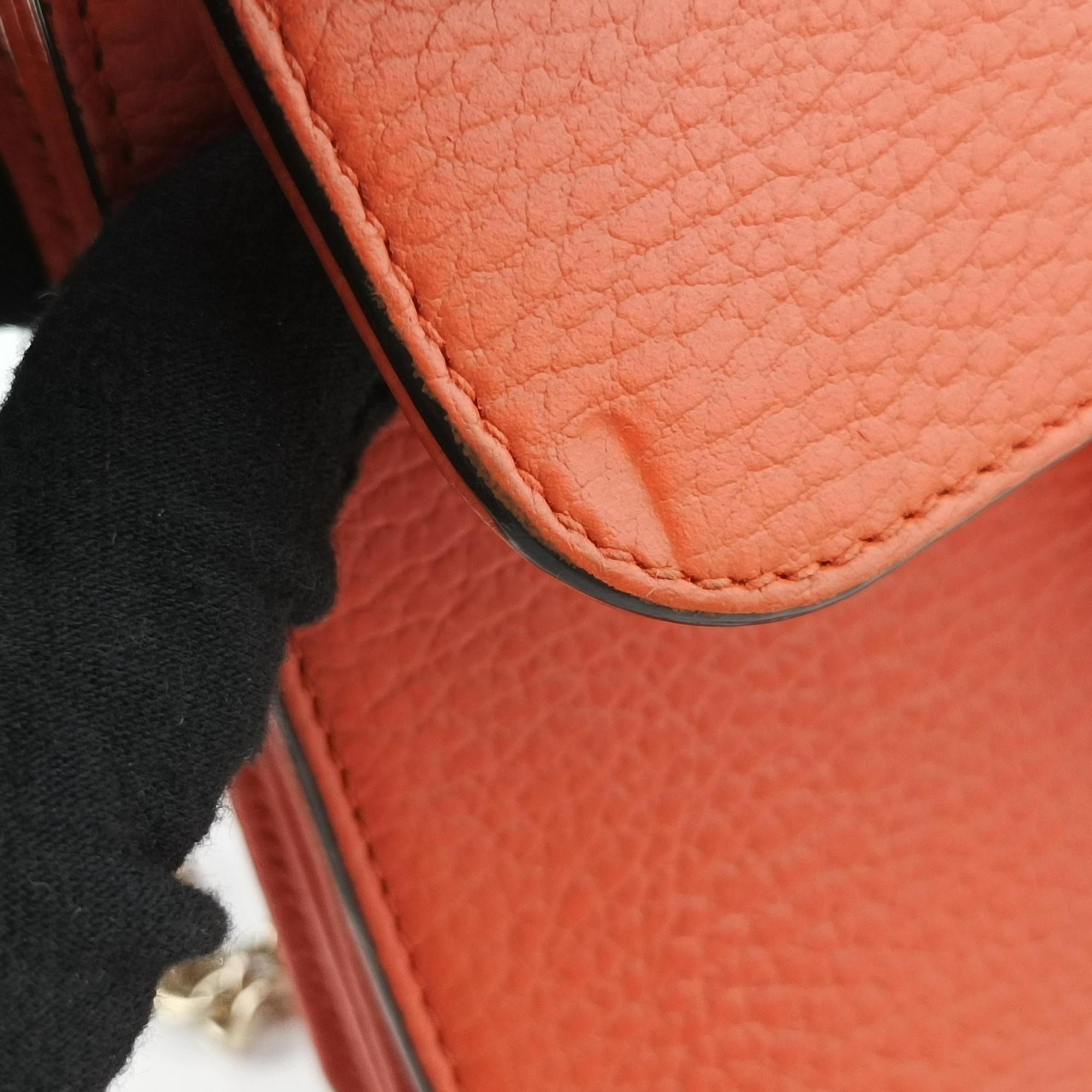 Interlocking G Orange Leather 510304 F027085672インターロッキングG オレンジ レザー 510304 F027085672