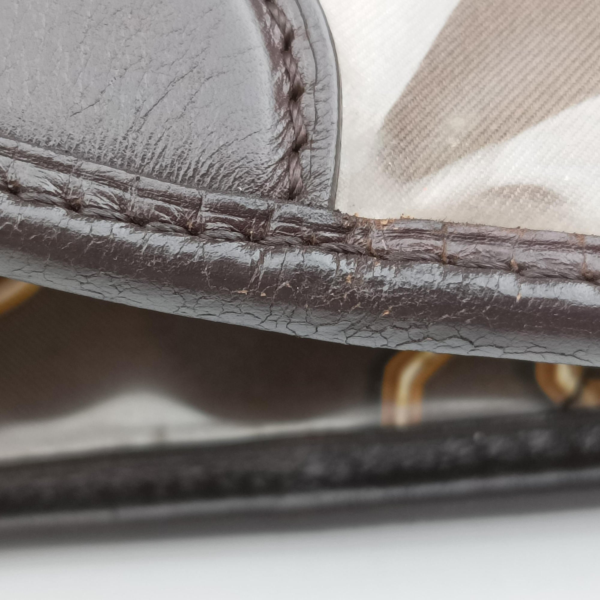 Monogram Charm Cabas Brown x Multicolor Vinyl x Leather M95156 MB0046モノグラム チャーム カバ ブラウン×マルチカラー ビニール×レザー M95156 MB0046