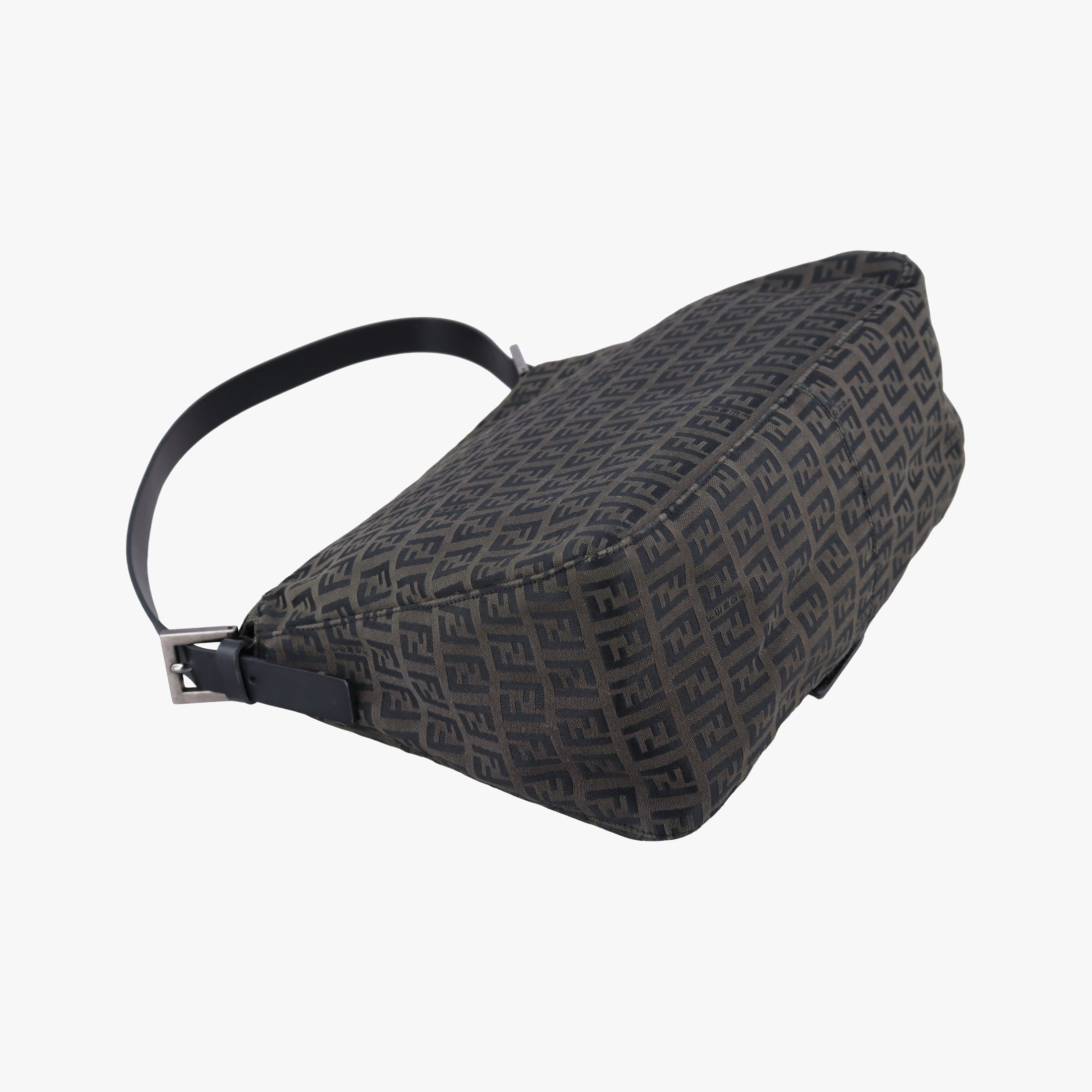 Baguette Zucchino Brown canvas×leather 8BR001 2348-8BR001 038マンマバケット ズッキーノ柄 ブラウン キャンバス×レザー 8BR001 2348-8BR001 038