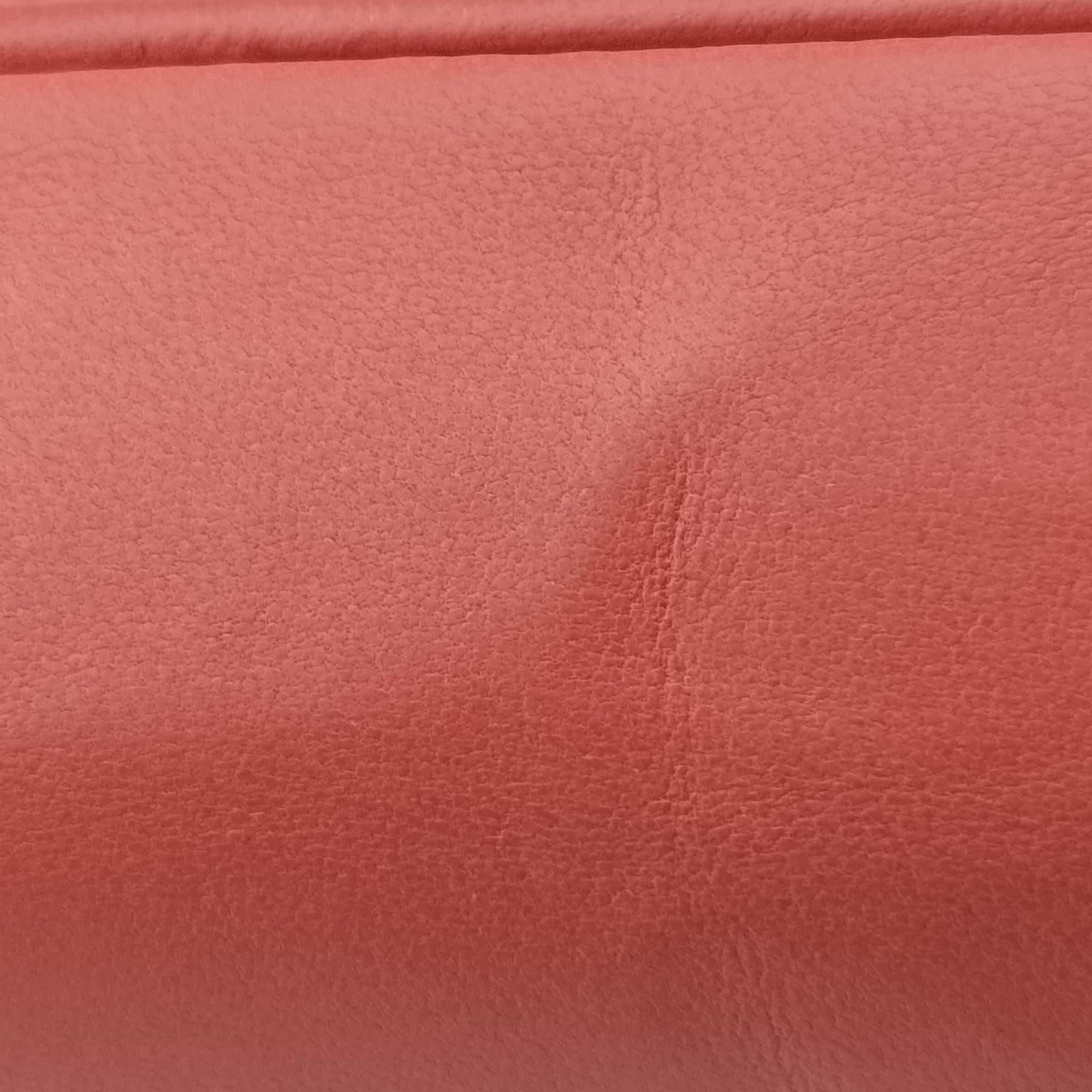 Chevron Jersey Trim Leo Lion Pink Leather A49312 14684588ジャージ Vステッチ ライオン ココマーク ピンク レザー A49312 14684588