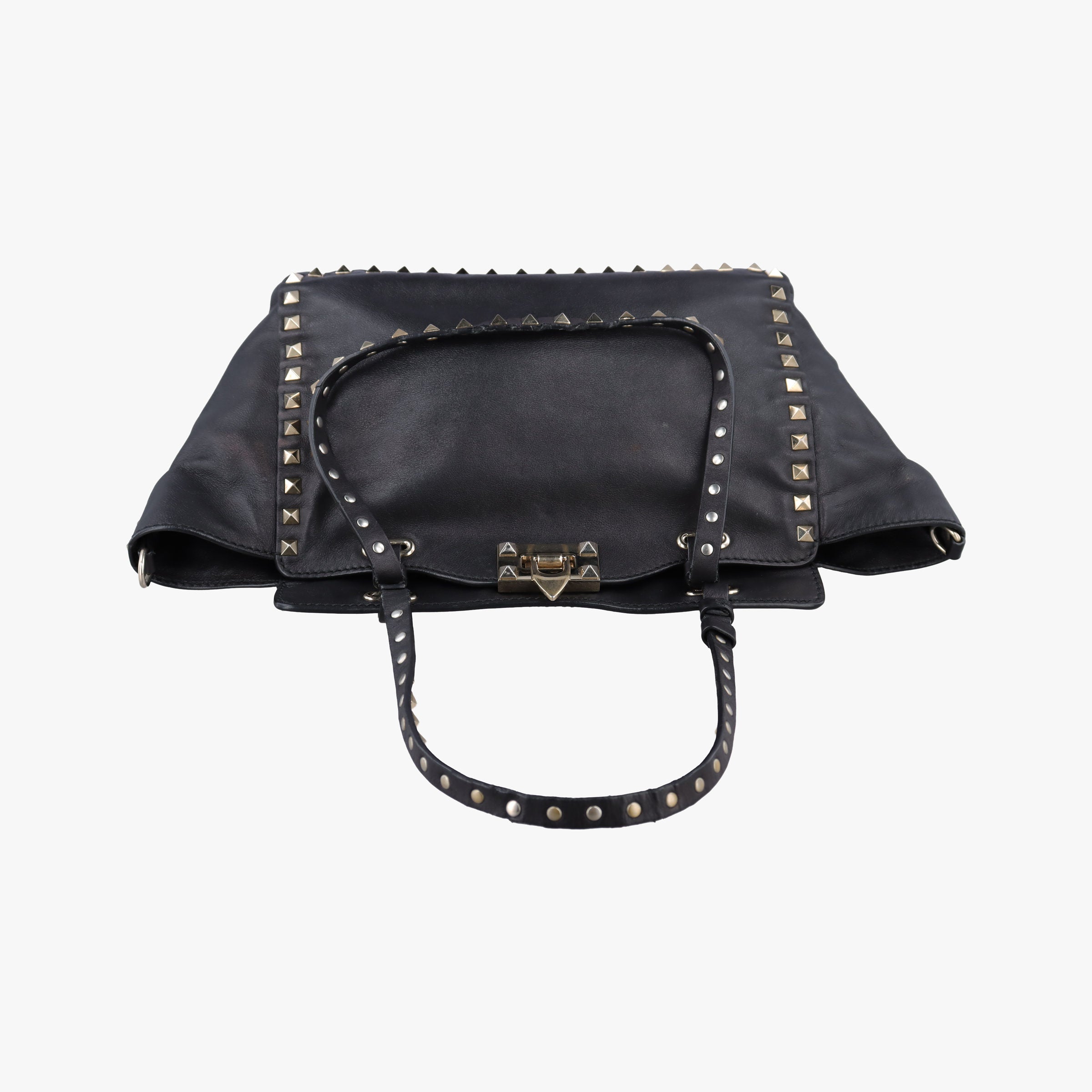 Rockstud Black Leather BS-E037BOL1ロックスタッズ ブラック レザー BS-E037BOL1