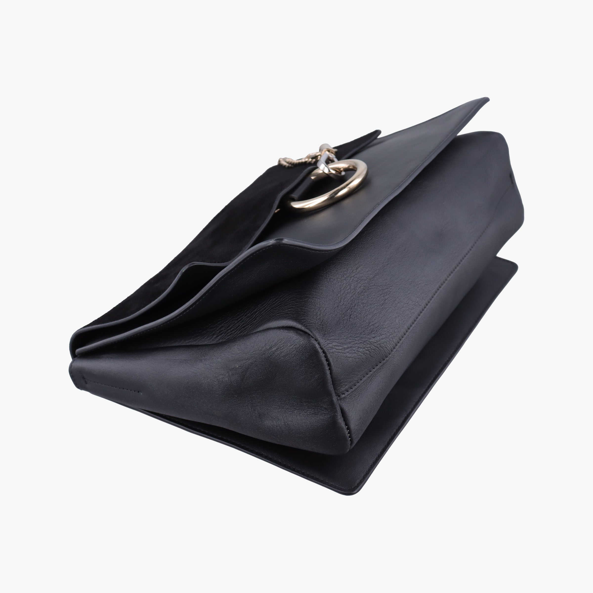 FAYE Black Suede × leather 01-16-50-65フェイ ブラック スエード×レザー 01-16-50-65
