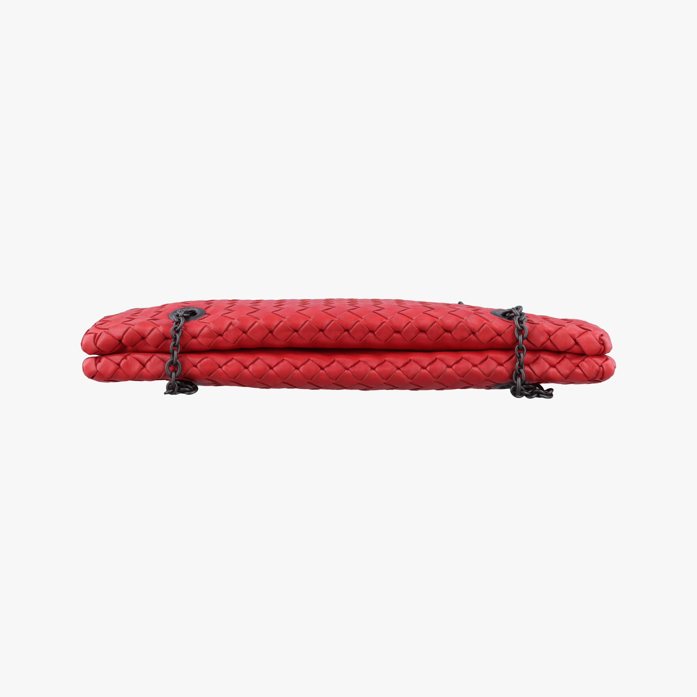 Duo Intrecciato Red lambskin B02932886Nデュオ イントレチャート レッド ラムスキン B02932886N