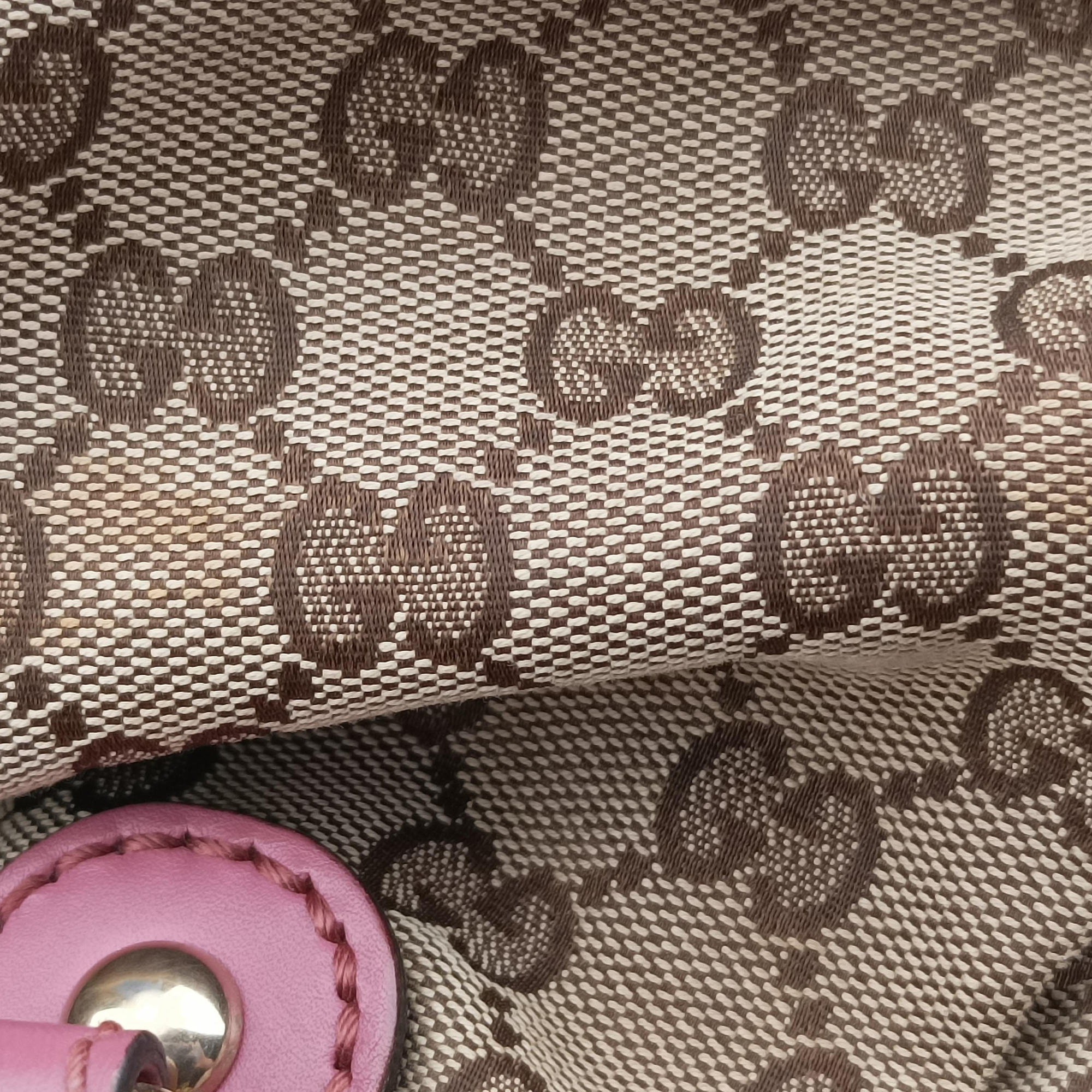 Sukey Beige × Pink canvas×leather 247902 E013708938スーキー ベージュ x ピンク キャンバス×レザー 247902 E013708938